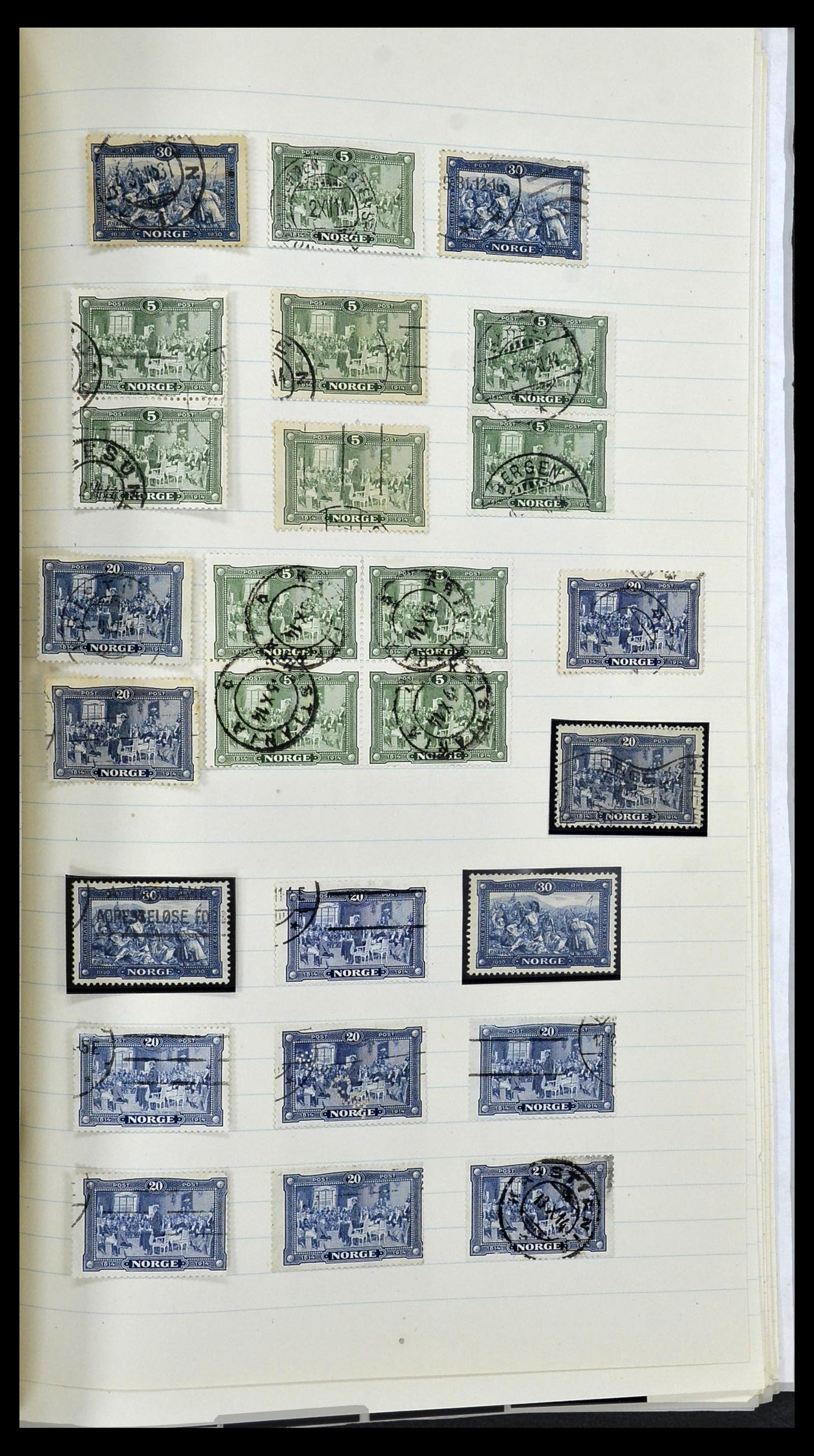 34233 069 - Stamp collection 34233 Norway 1856-1970.