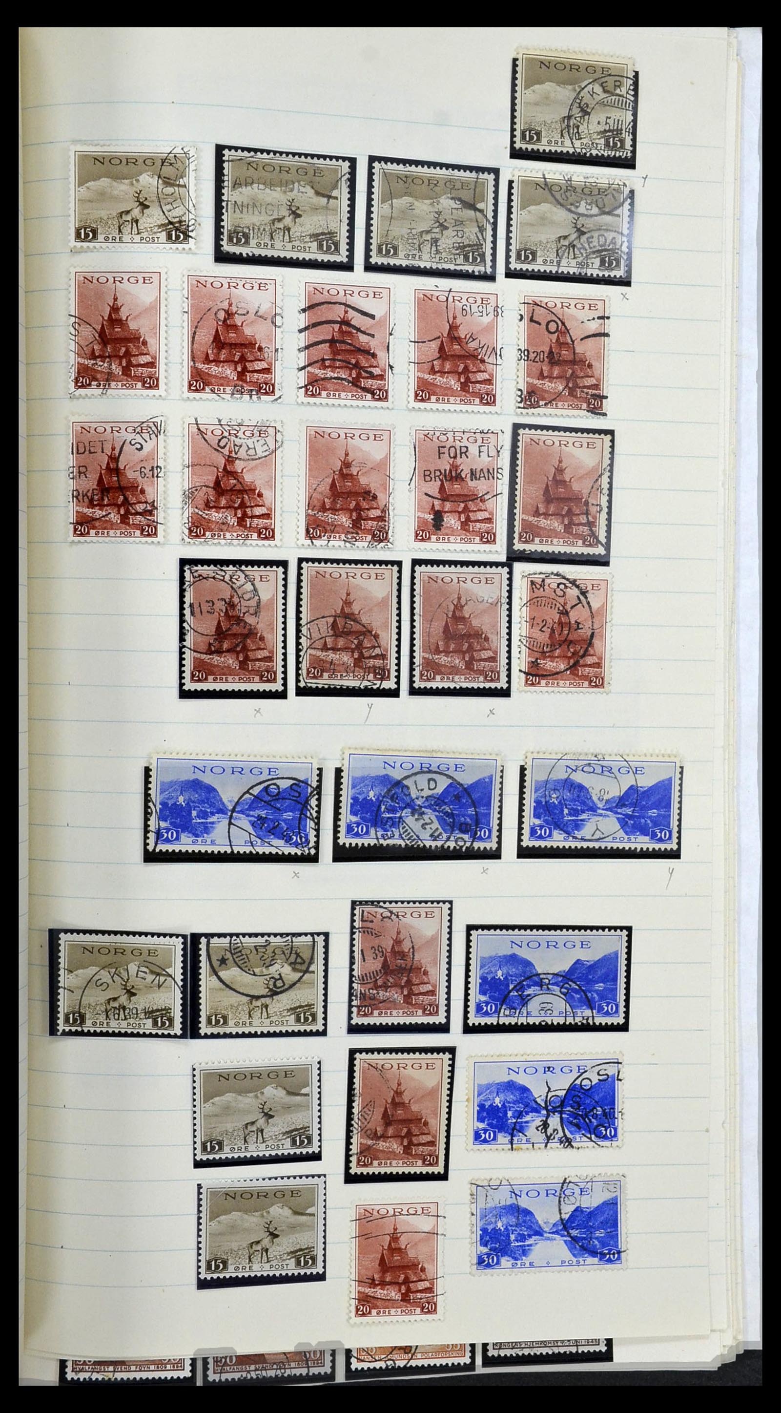 34233 072 - Stamp collection 34233 Norway 1856-1970.