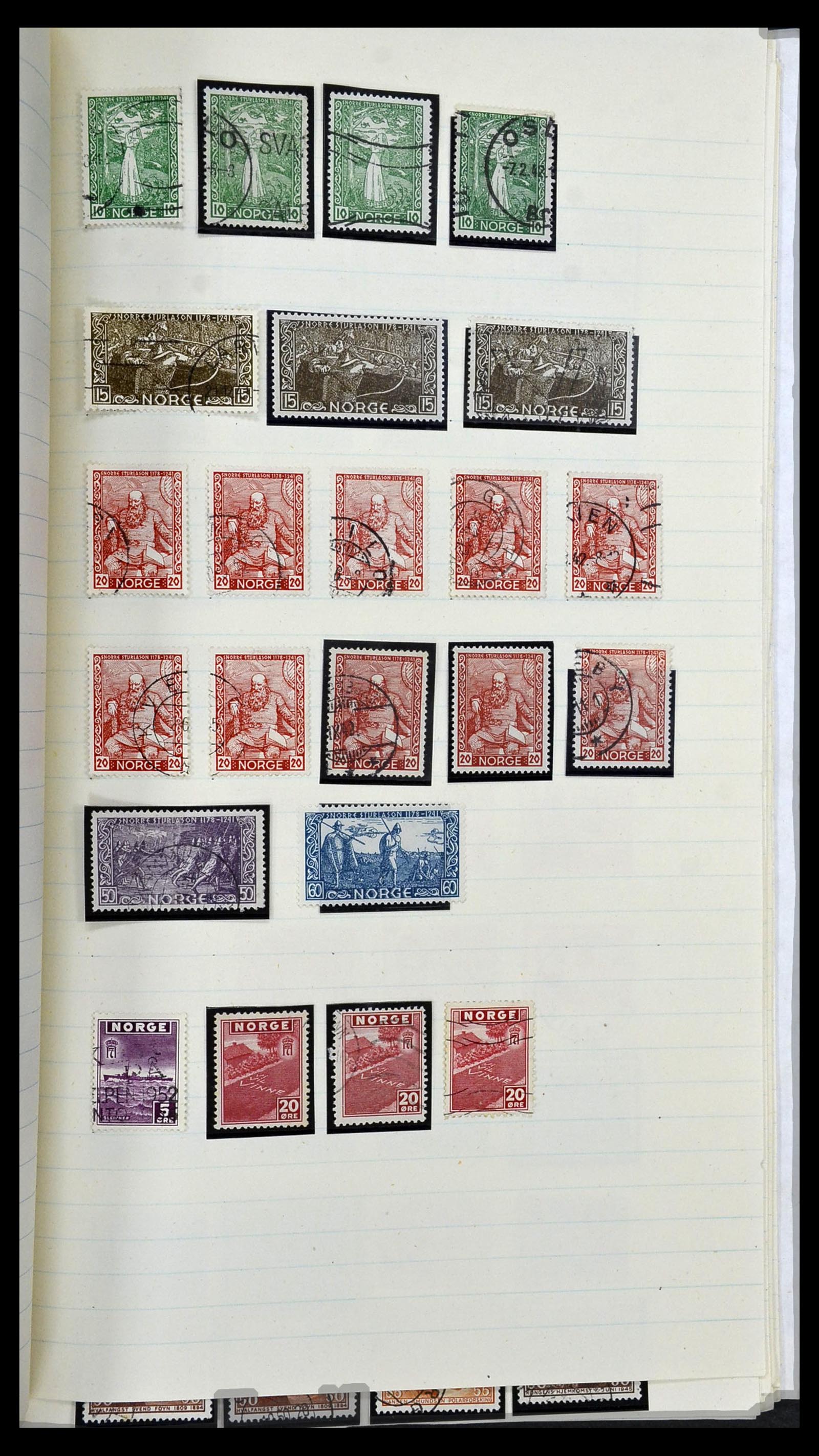 34233 073 - Stamp collection 34233 Norway 1856-1970.