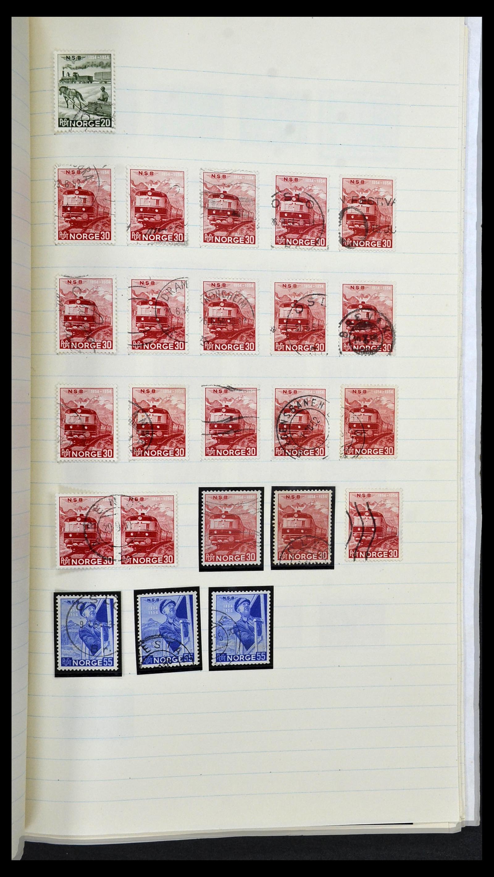 34233 077 - Stamp collection 34233 Norway 1856-1970.