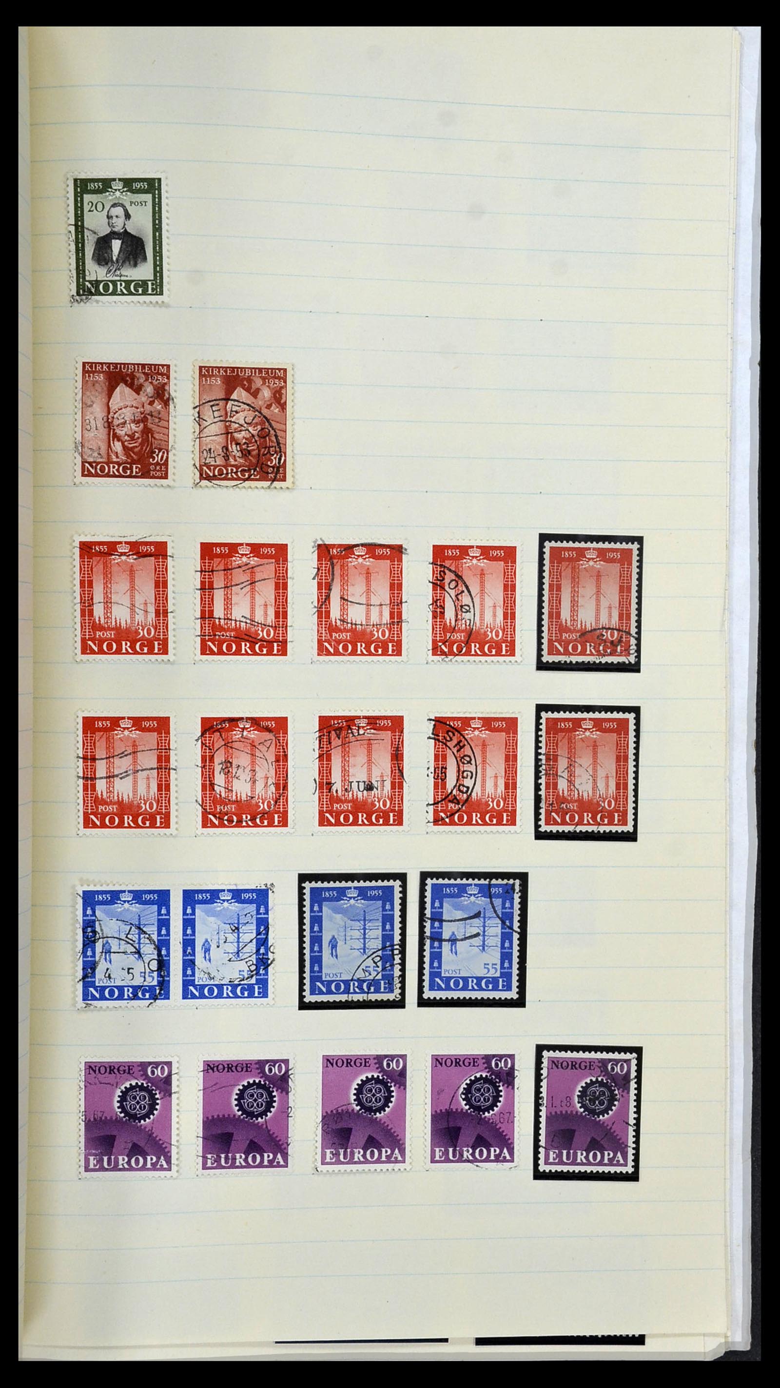 34233 079 - Stamp collection 34233 Norway 1856-1970.