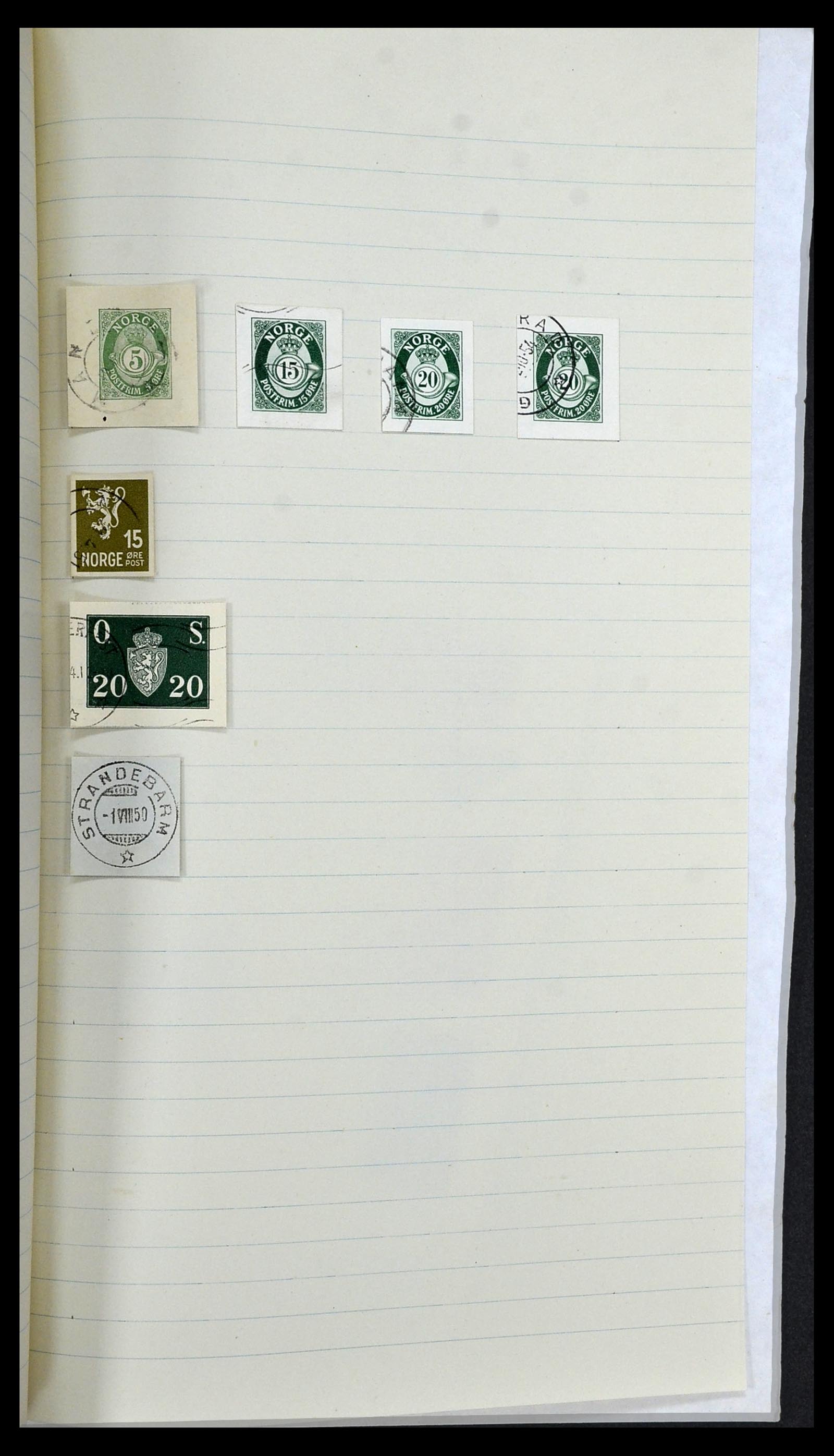 34233 093 - Postzegelverzameling 34233 Noorwegen 1856-1970.