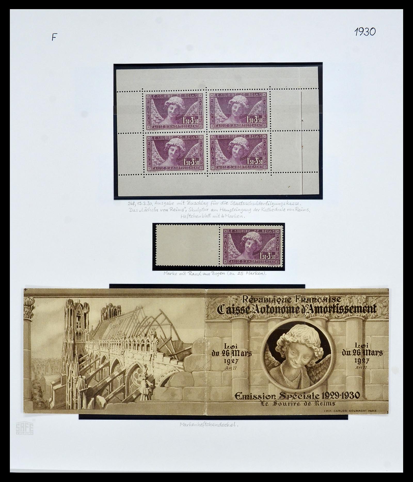 34235 001 - Postzegelverzameling 34235 Frankrijk 1930-2000.