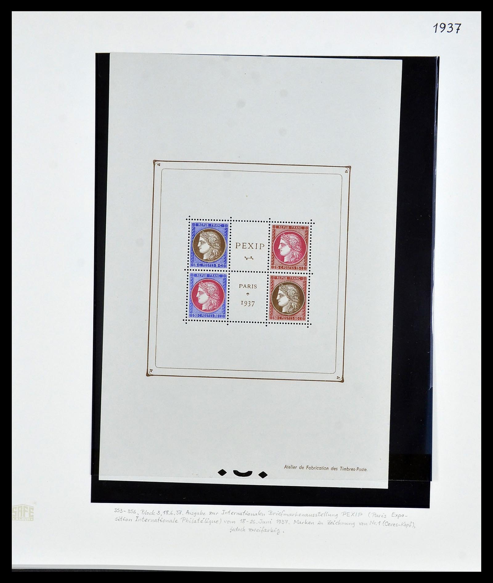 34235 012 - Postzegelverzameling 34235 Frankrijk 1930-2000.