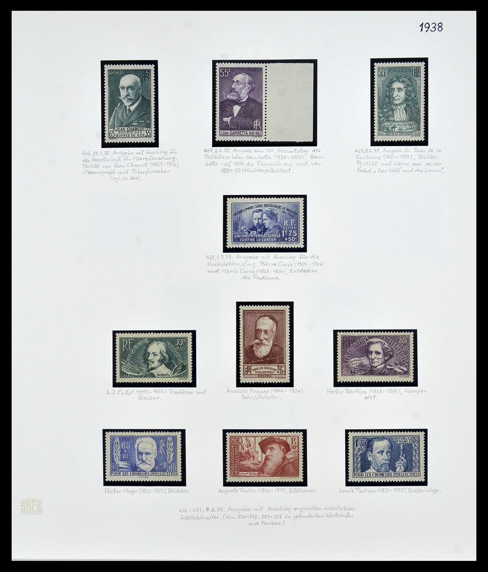 34235 015 - Postzegelverzameling 34235 Frankrijk 1930-2000.