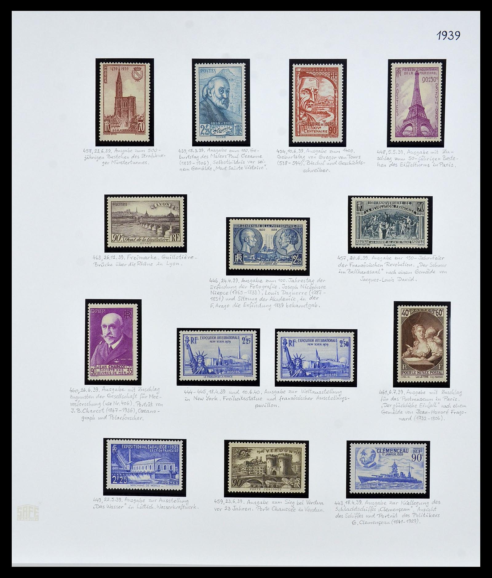 34235 017 - Postzegelverzameling 34235 Frankrijk 1930-2000.