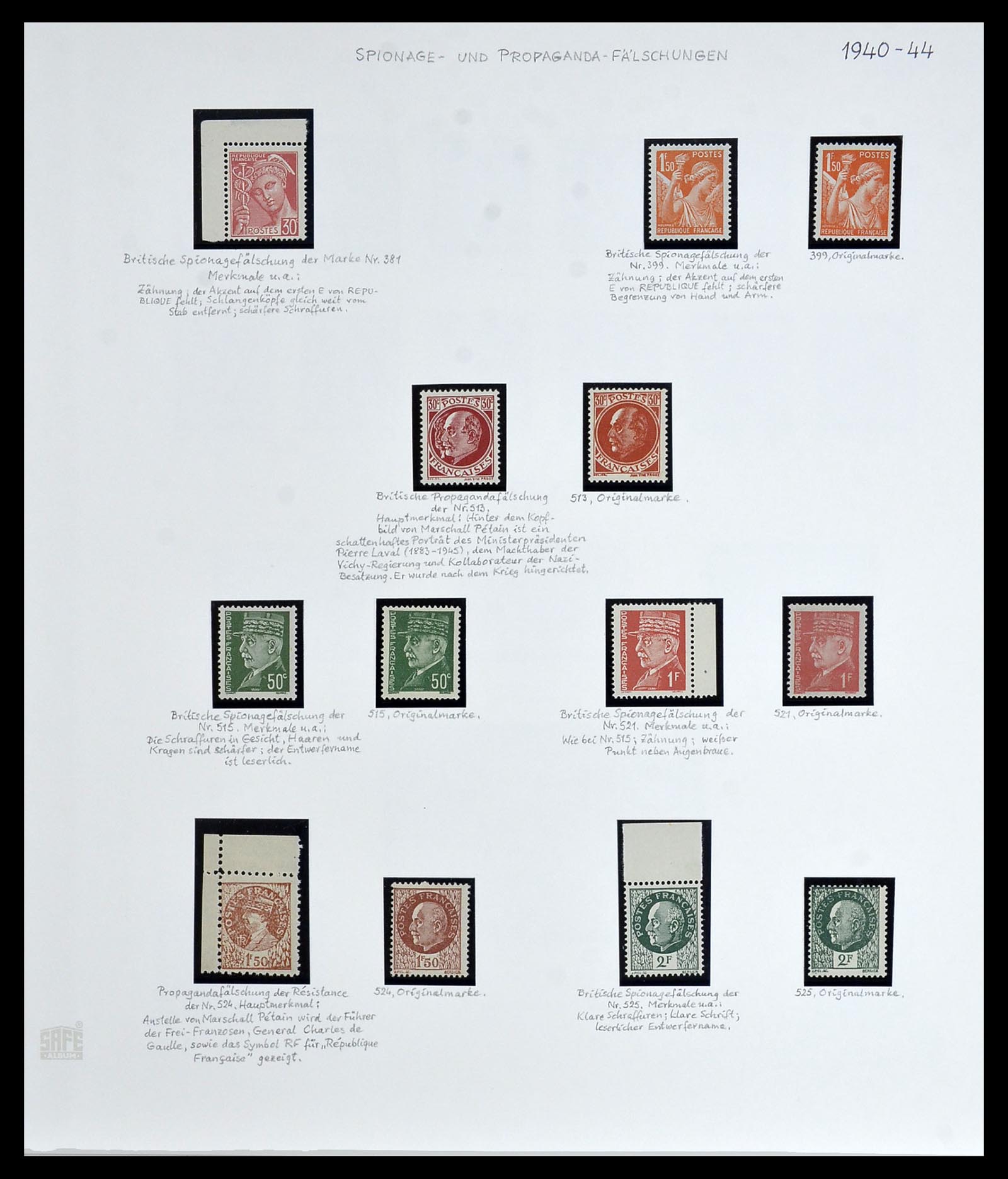 34235 025 - Postzegelverzameling 34235 Frankrijk 1930-2000.