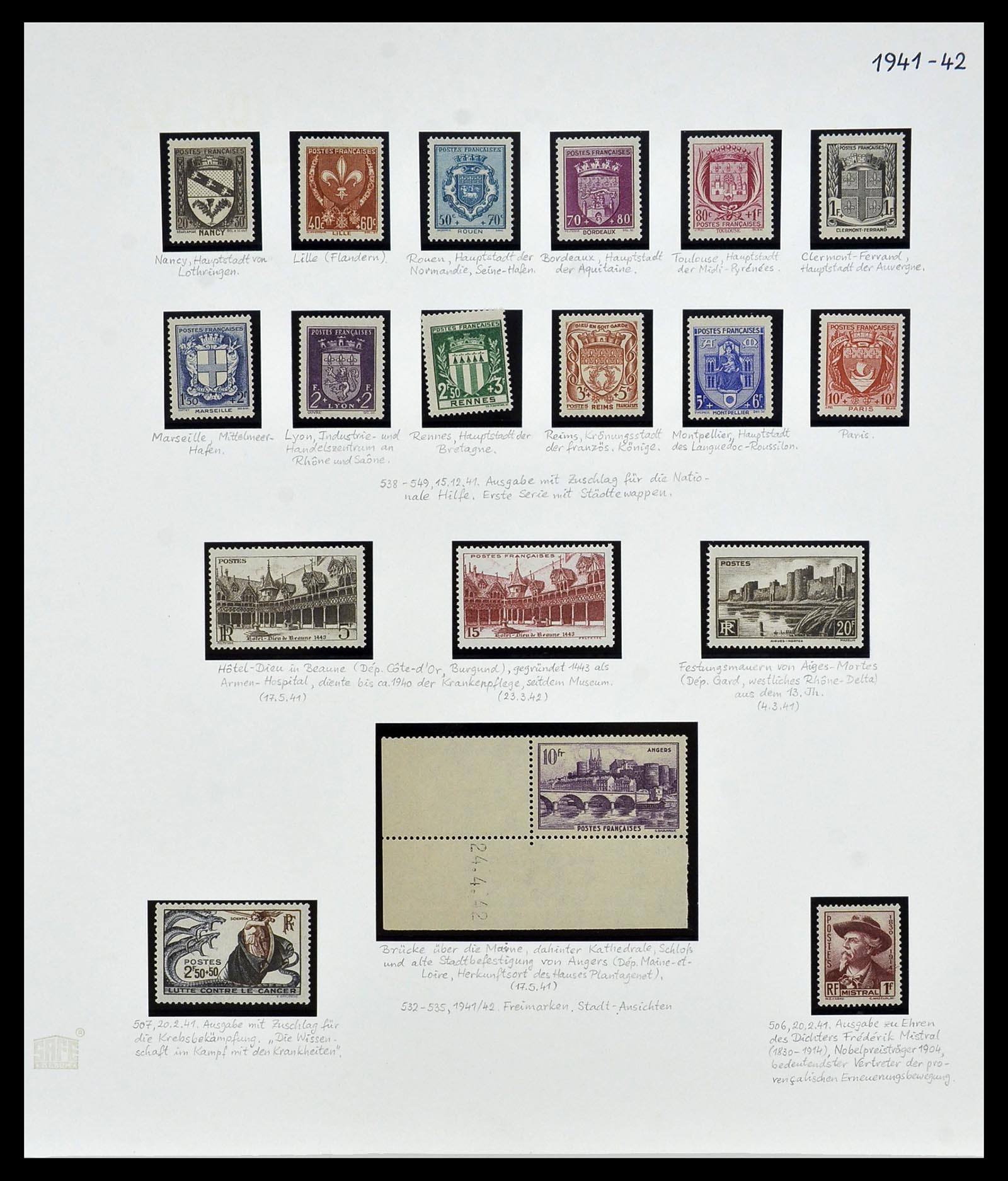 34235 026 - Postzegelverzameling 34235 Frankrijk 1930-2000.