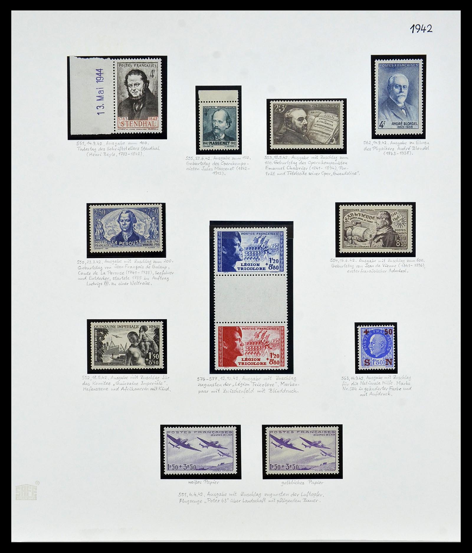 34235 027 - Postzegelverzameling 34235 Frankrijk 1930-2000.