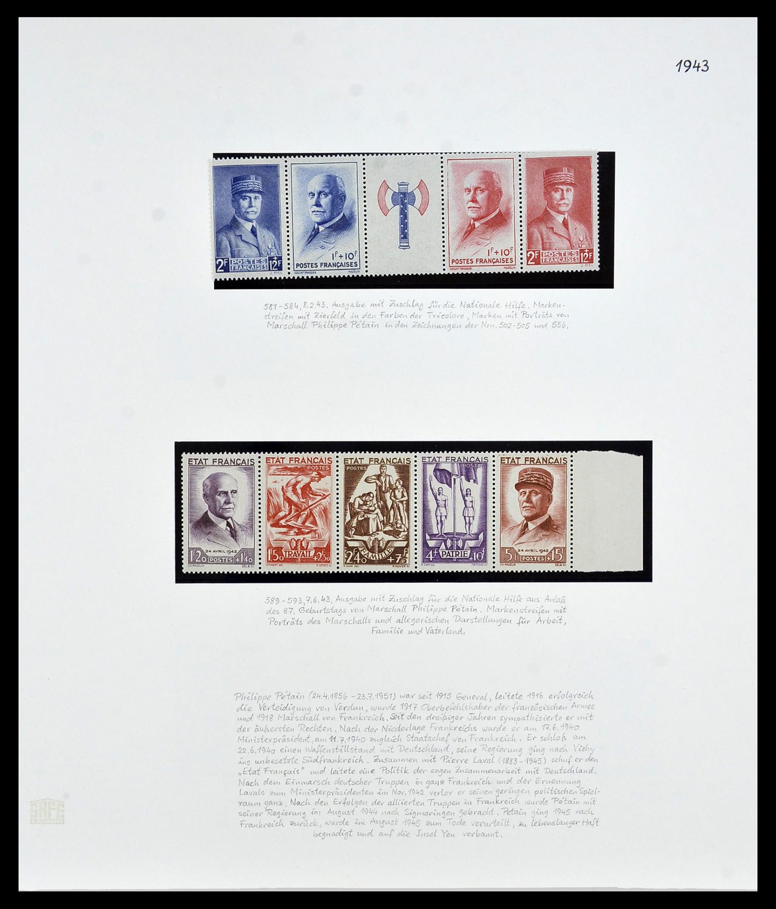34235 029 - Postzegelverzameling 34235 Frankrijk 1930-2000.