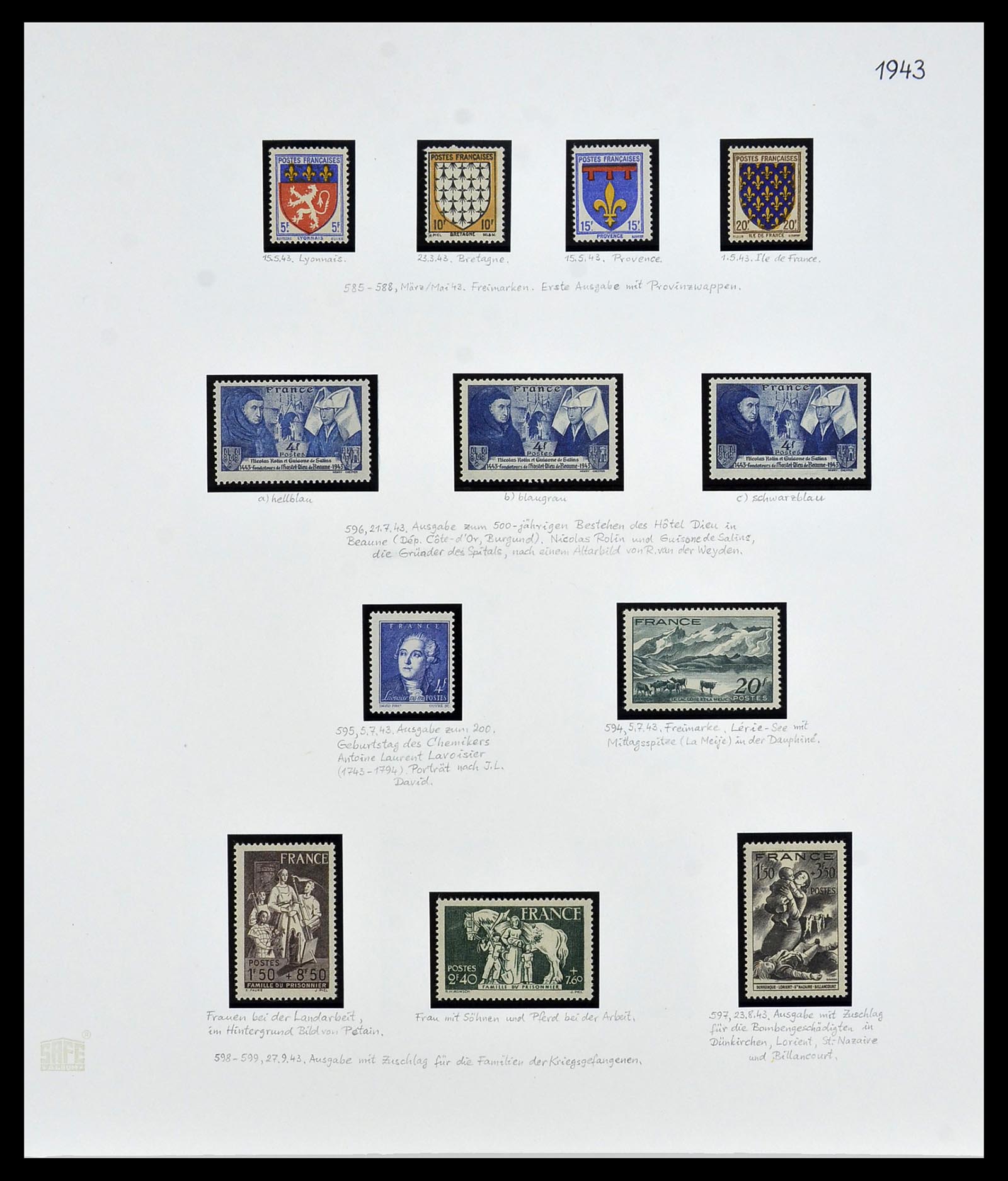 34235 030 - Postzegelverzameling 34235 Frankrijk 1930-2000.