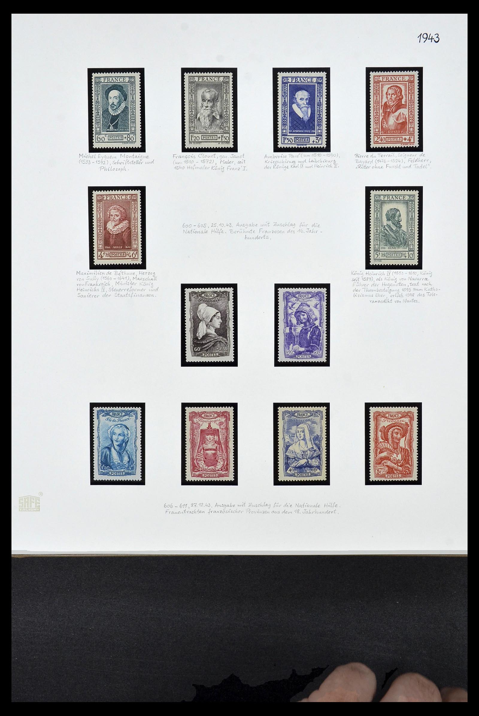 34235 031 - Postzegelverzameling 34235 Frankrijk 1930-2000.