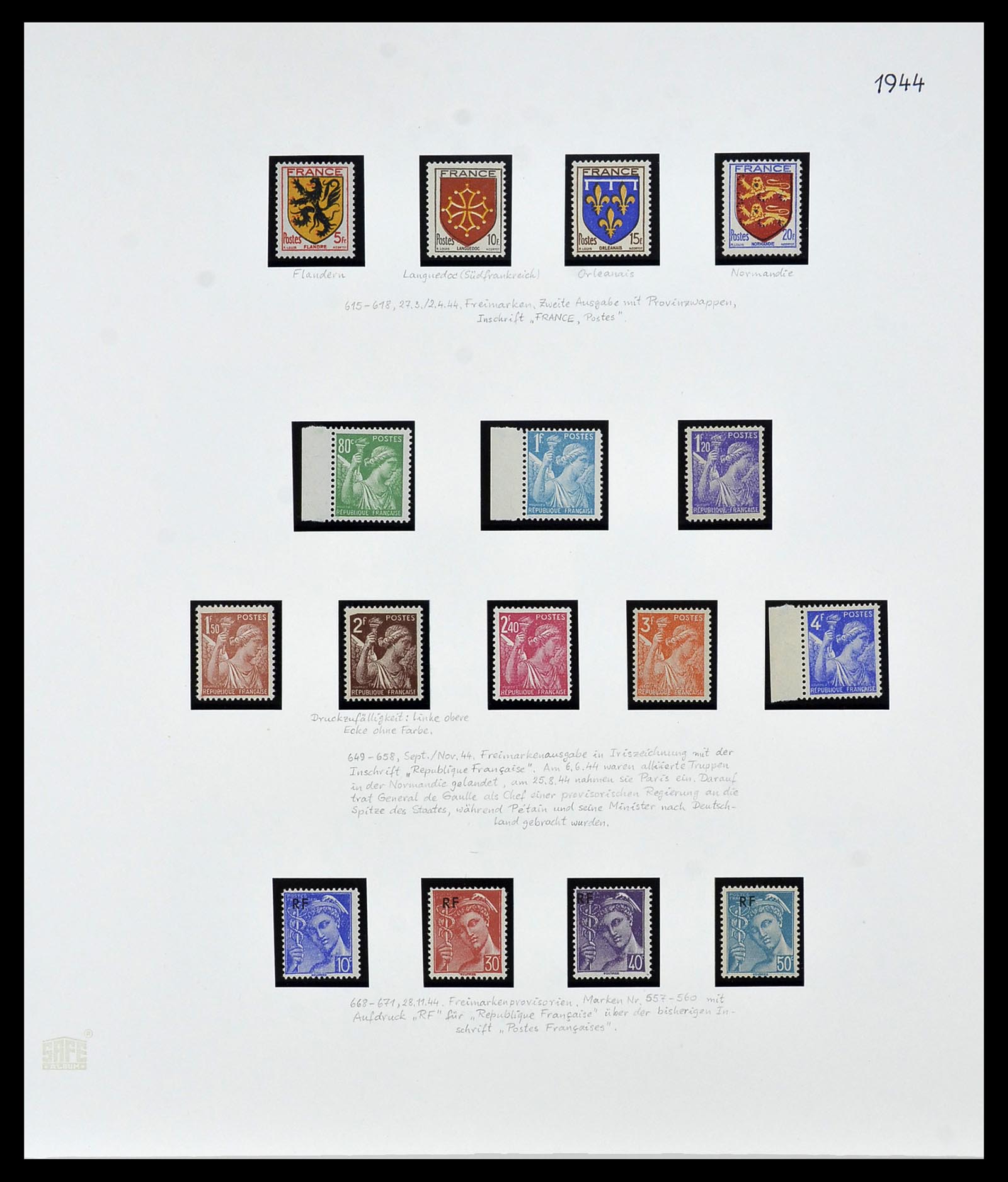 34235 032 - Postzegelverzameling 34235 Frankrijk 1930-2000.