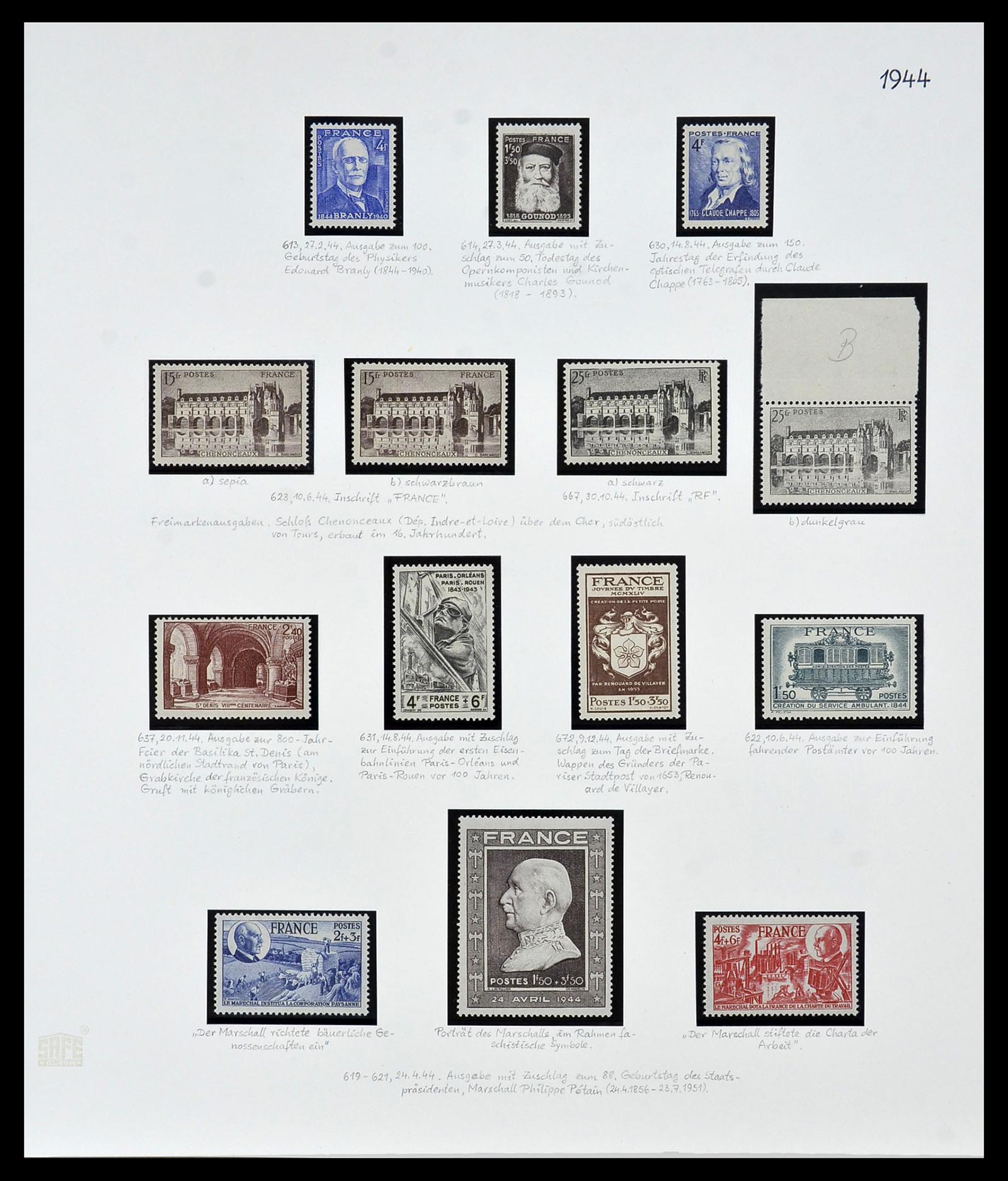 34235 034 - Postzegelverzameling 34235 Frankrijk 1930-2000.
