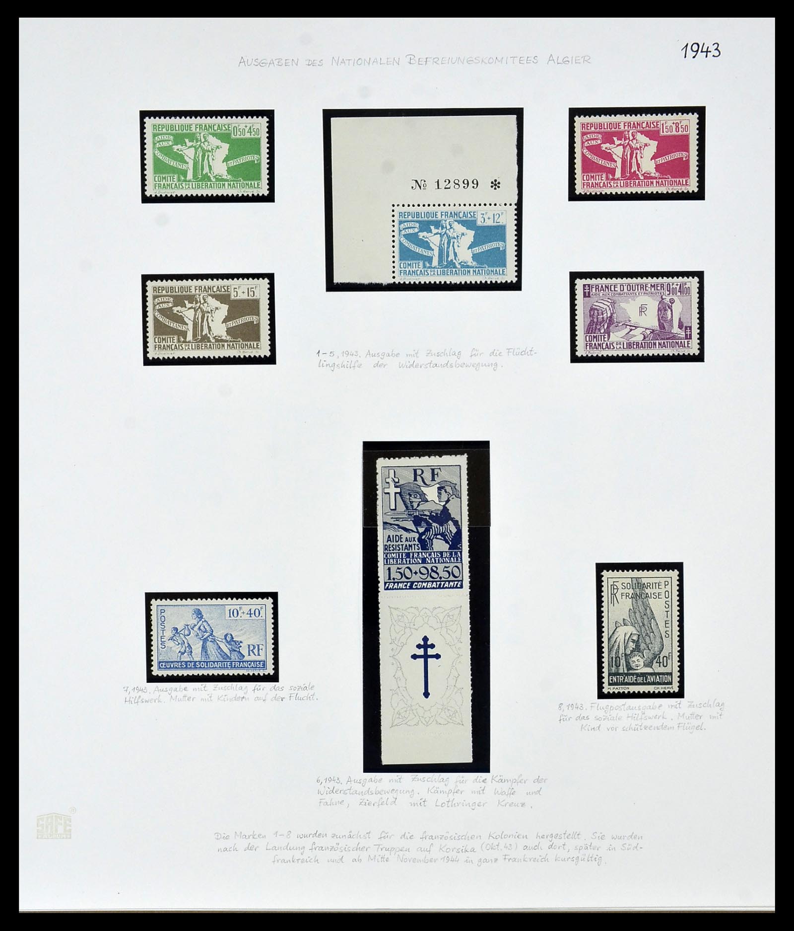 34235 035 - Postzegelverzameling 34235 Frankrijk 1930-2000.