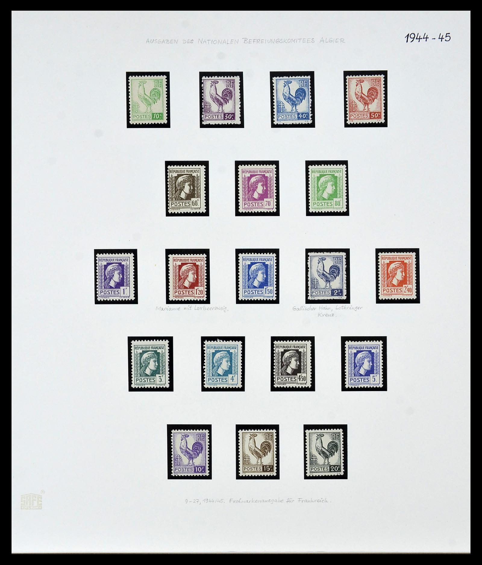 34235 036 - Postzegelverzameling 34235 Frankrijk 1930-2000.