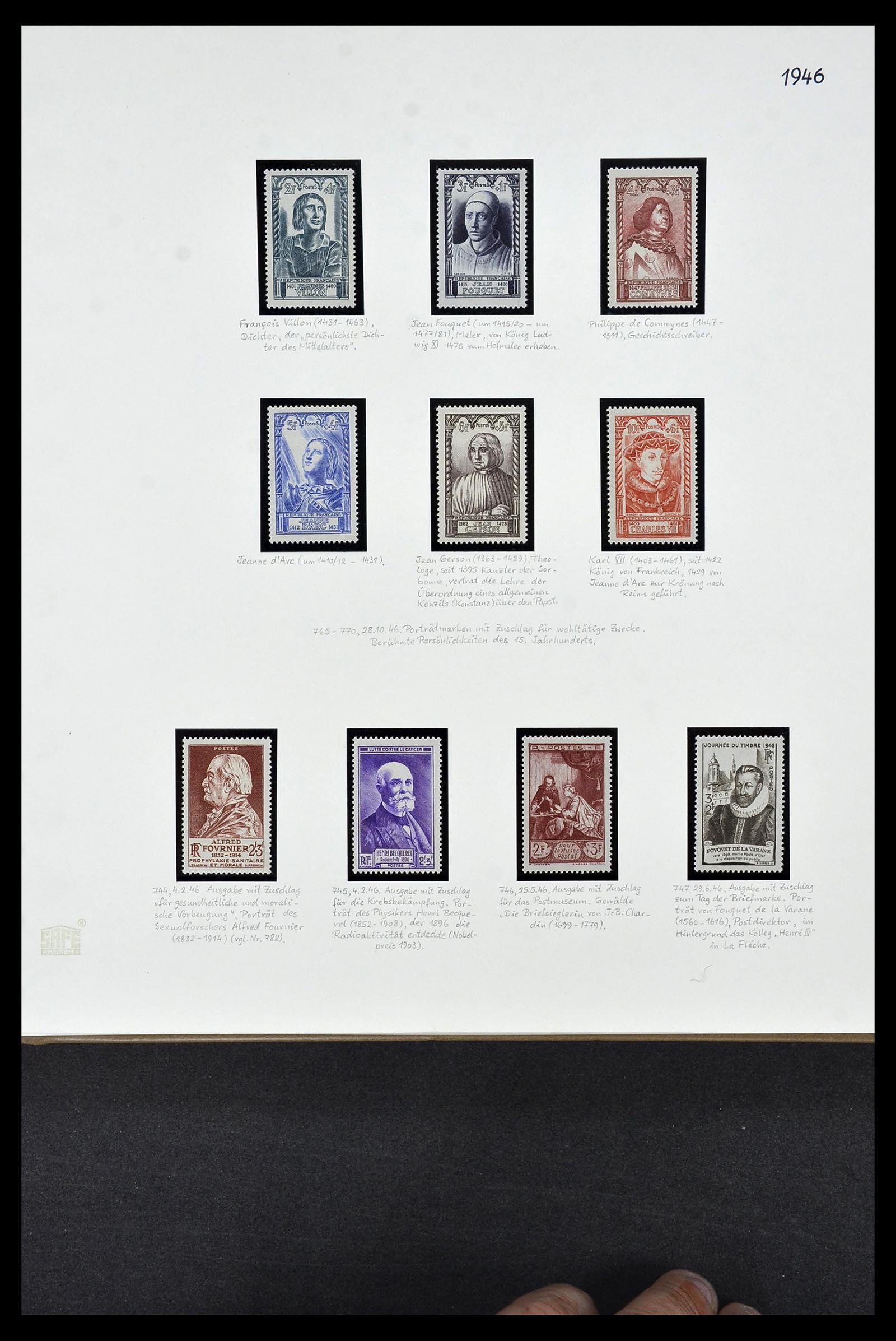 34235 044 - Postzegelverzameling 34235 Frankrijk 1930-2000.