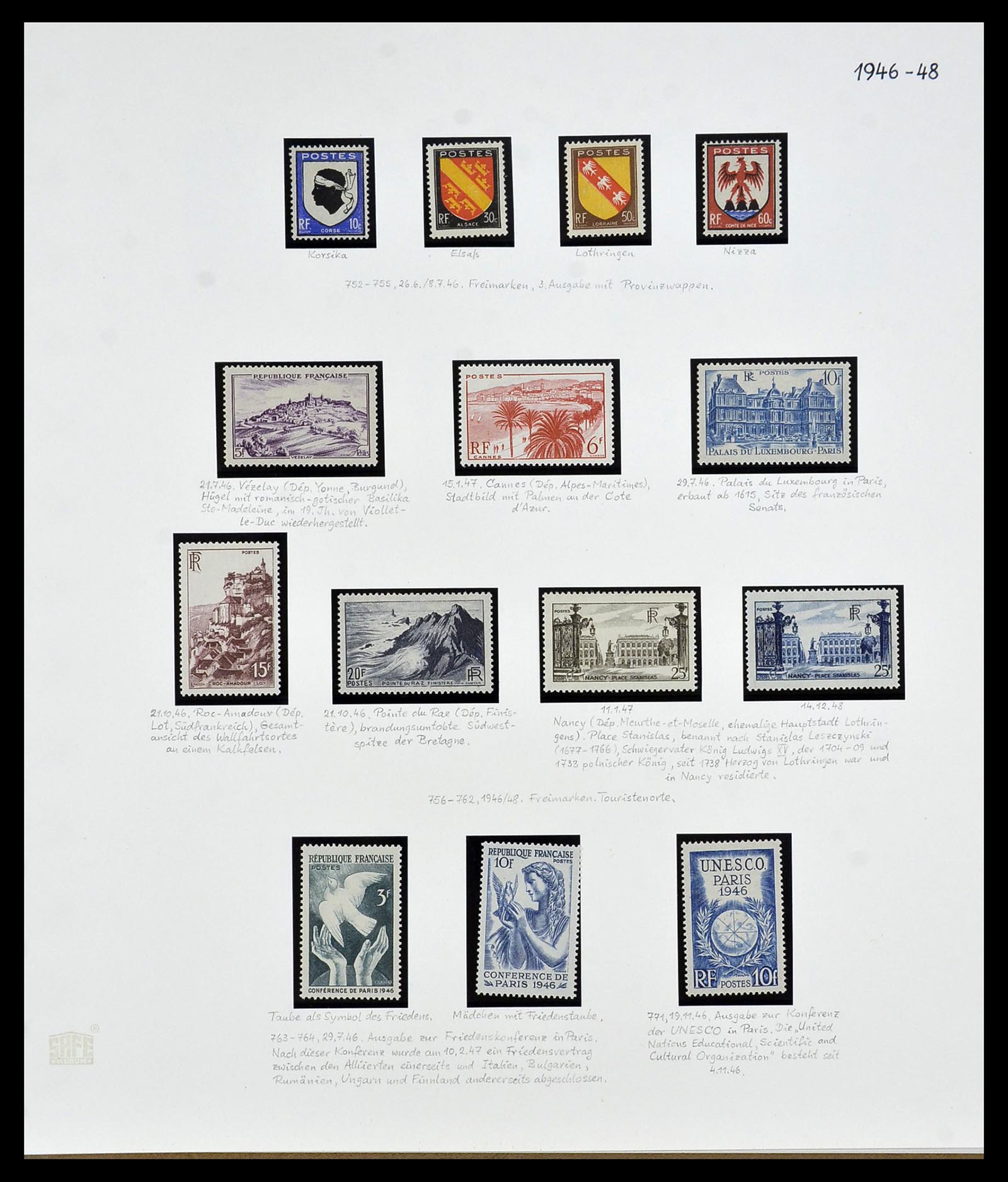 34235 045 - Postzegelverzameling 34235 Frankrijk 1930-2000.