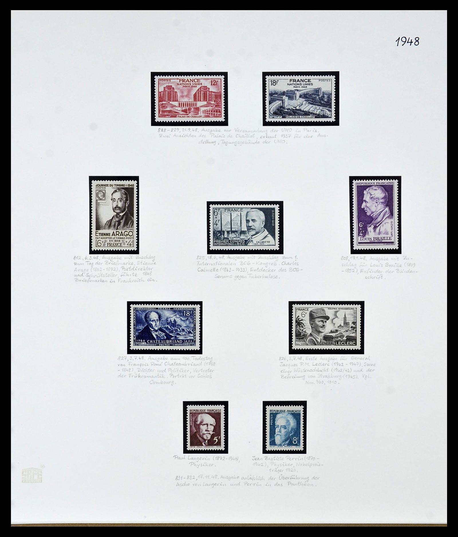 34235 050 - Postzegelverzameling 34235 Frankrijk 1930-2000.