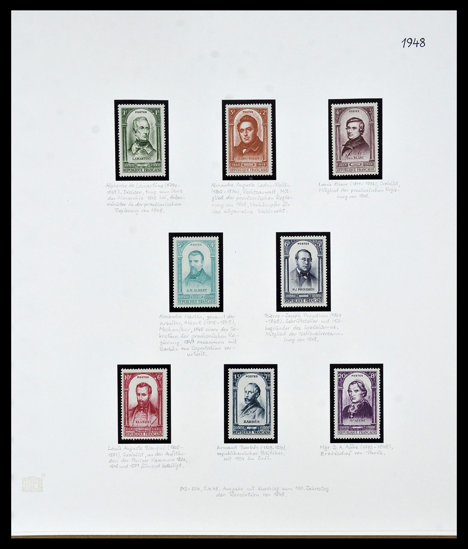 34235 051 - Postzegelverzameling 34235 Frankrijk 1930-2000.