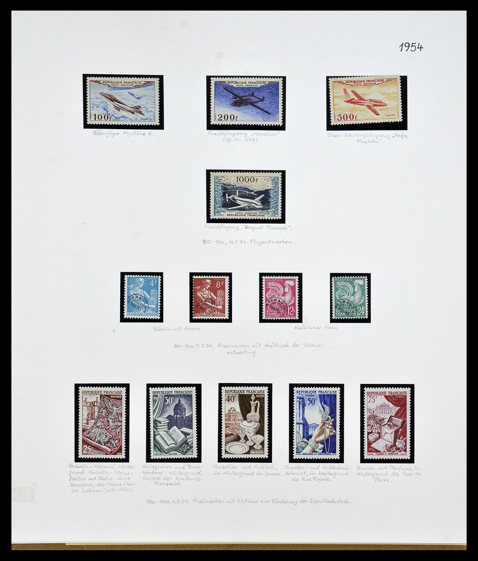 34235 066 - Postzegelverzameling 34235 Frankrijk 1930-2000.