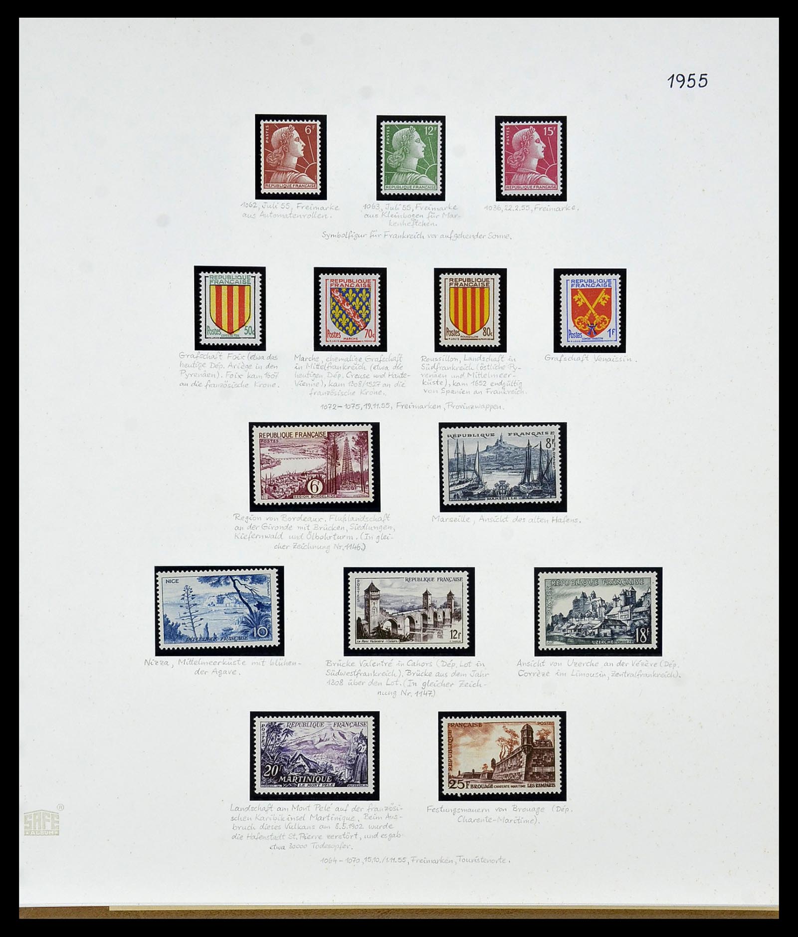 34235 070 - Postzegelverzameling 34235 Frankrijk 1930-2000.