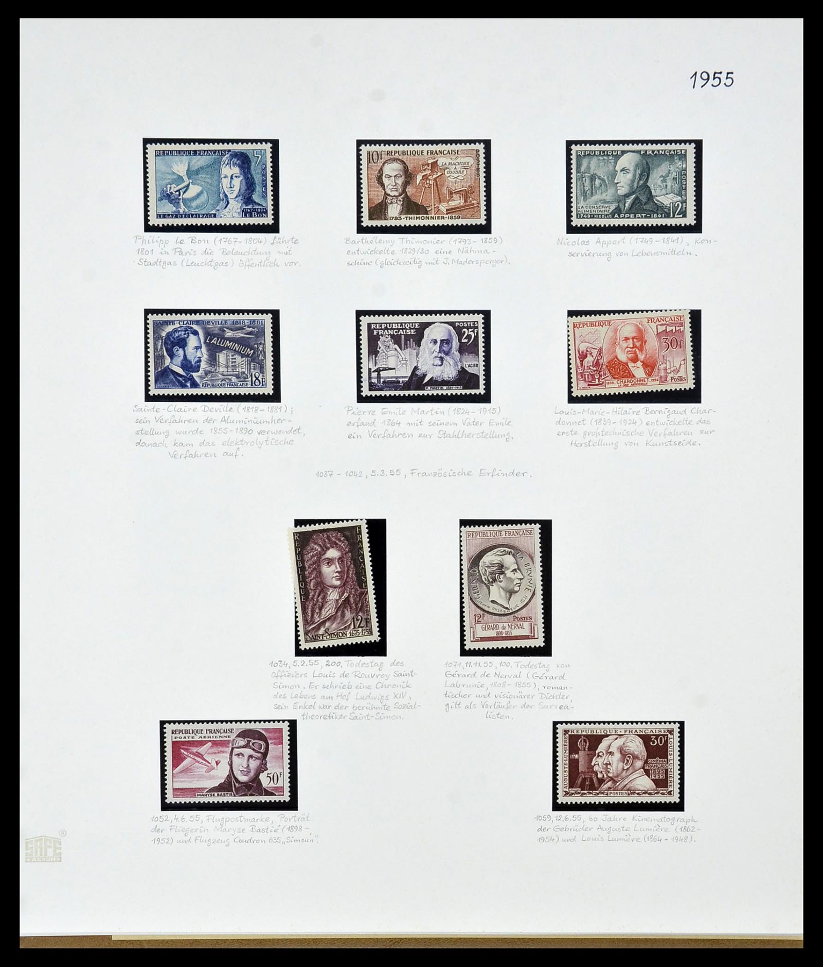 34235 072 - Postzegelverzameling 34235 Frankrijk 1930-2000.