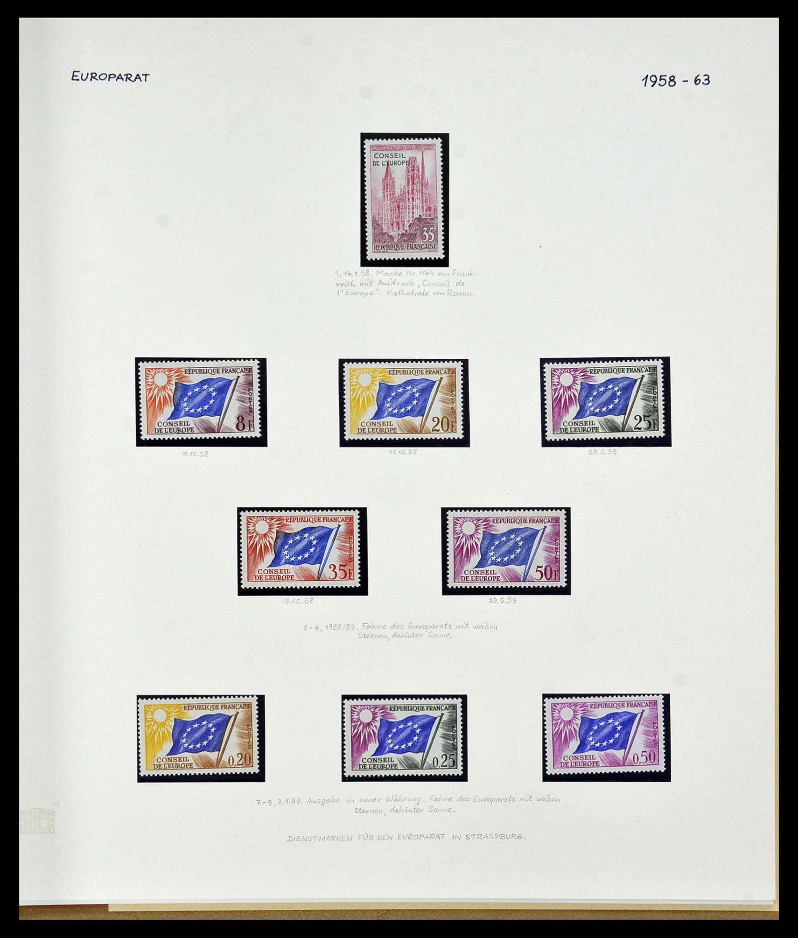 34235 078 - Postzegelverzameling 34235 Frankrijk 1930-2000.