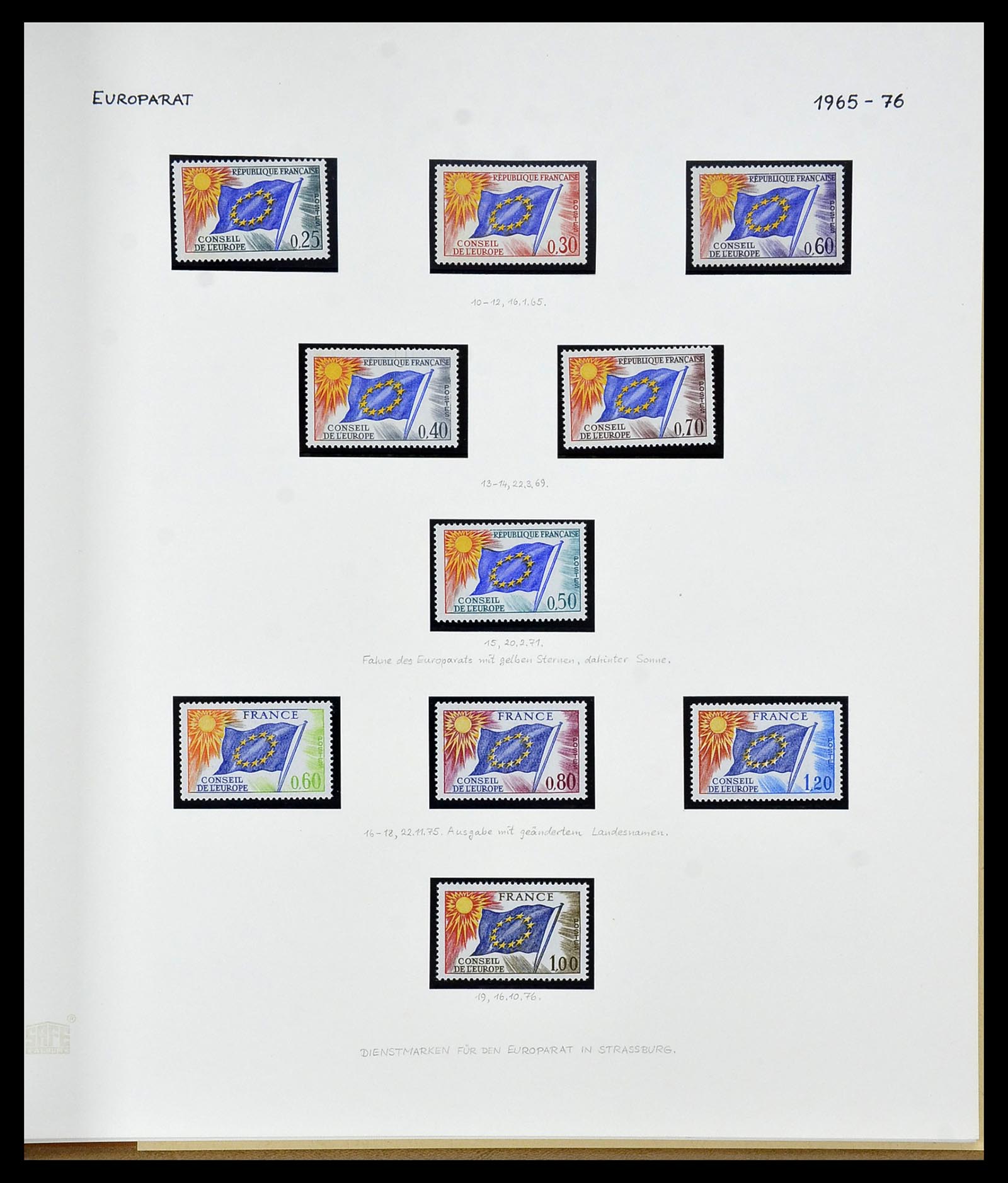 34235 079 - Postzegelverzameling 34235 Frankrijk 1930-2000.