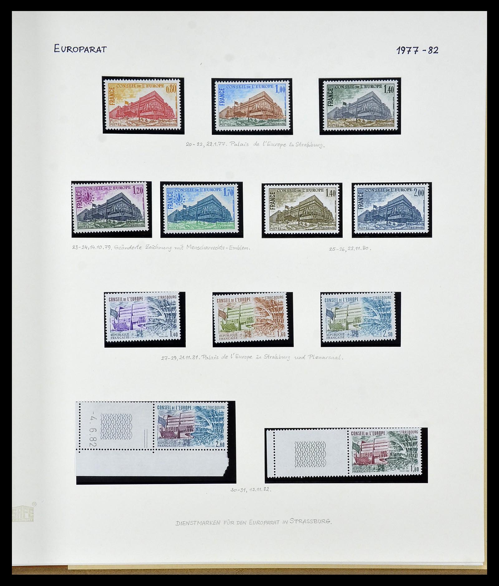 34235 080 - Postzegelverzameling 34235 Frankrijk 1930-2000.