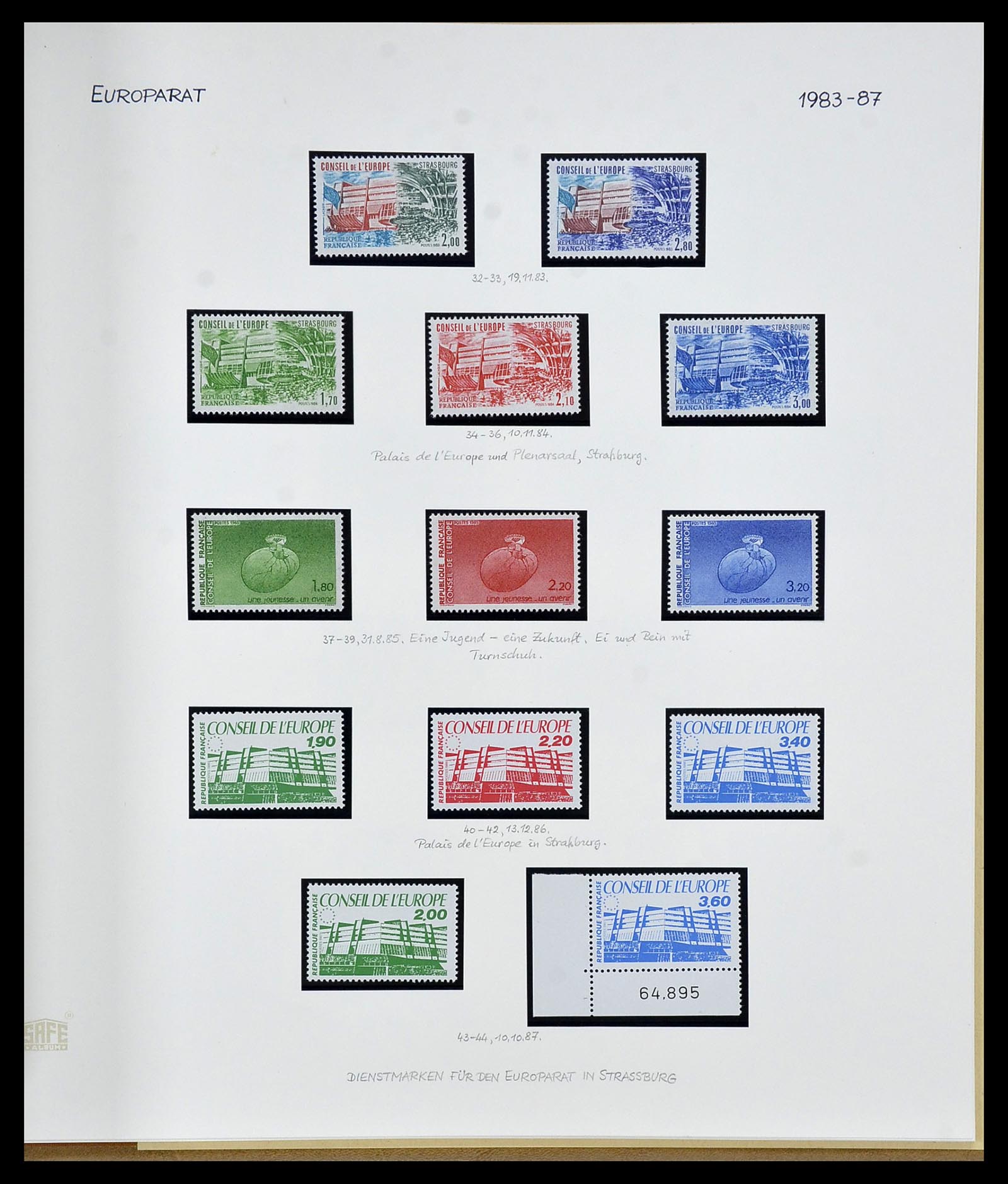 34235 081 - Postzegelverzameling 34235 Frankrijk 1930-2000.