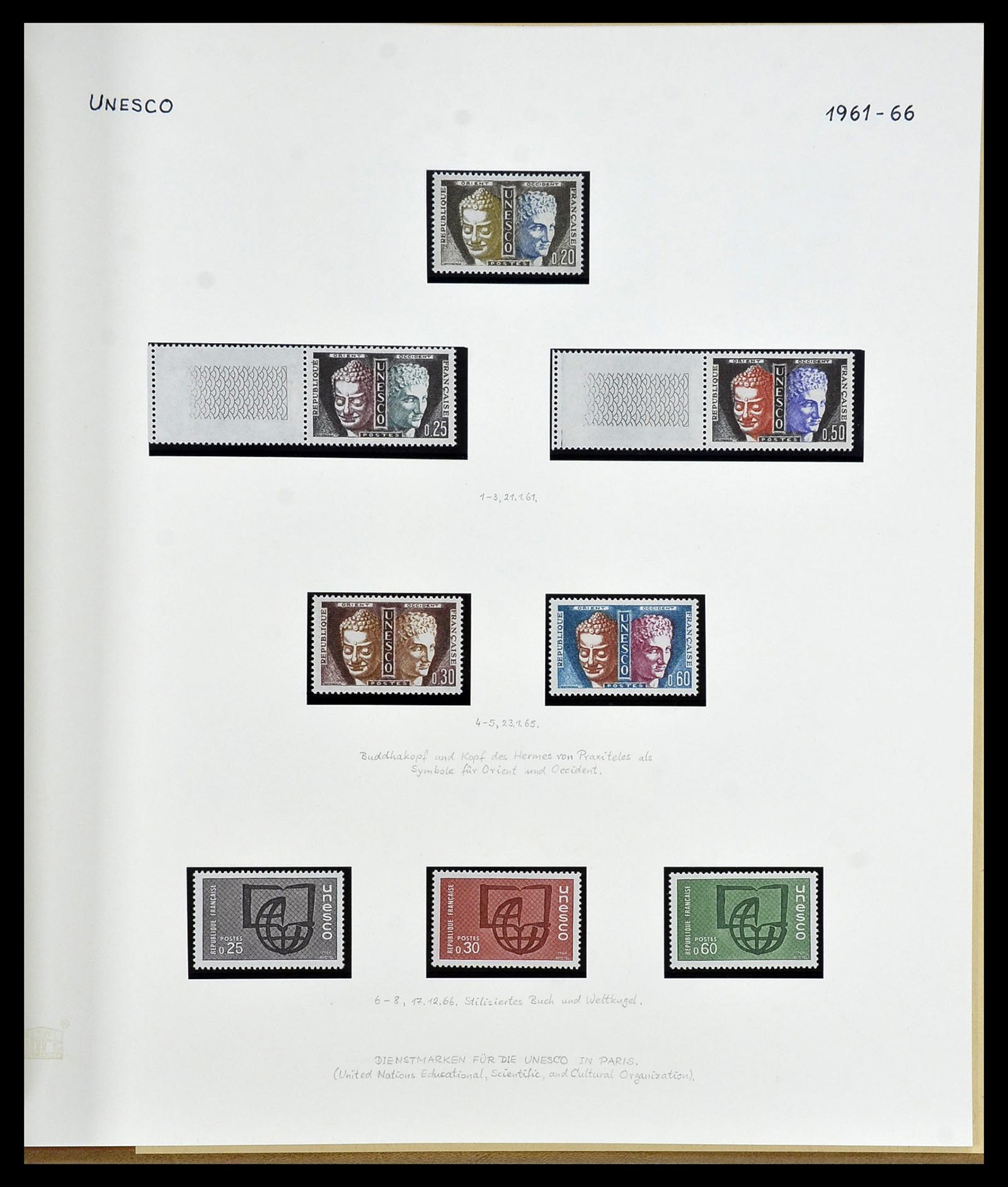 34235 083 - Postzegelverzameling 34235 Frankrijk 1930-2000.