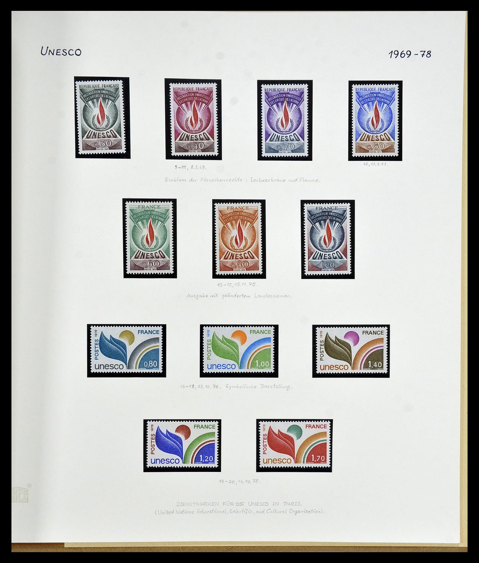34235 084 - Postzegelverzameling 34235 Frankrijk 1930-2000.