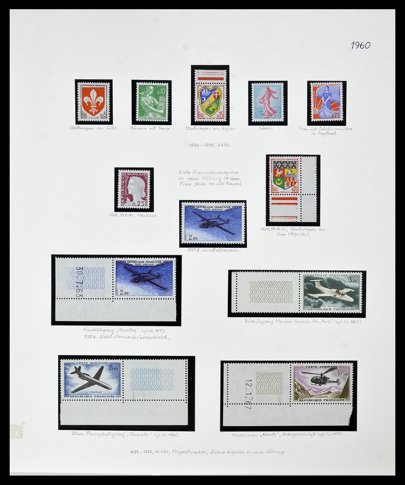 34235 104 - Postzegelverzameling 34235 Frankrijk 1930-2000.