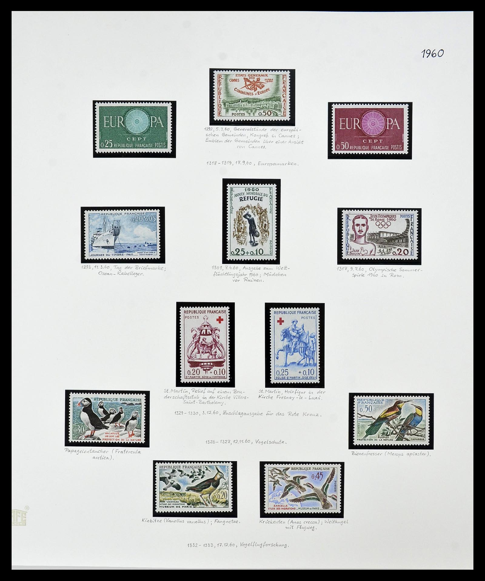 34235 108 - Postzegelverzameling 34235 Frankrijk 1930-2000.
