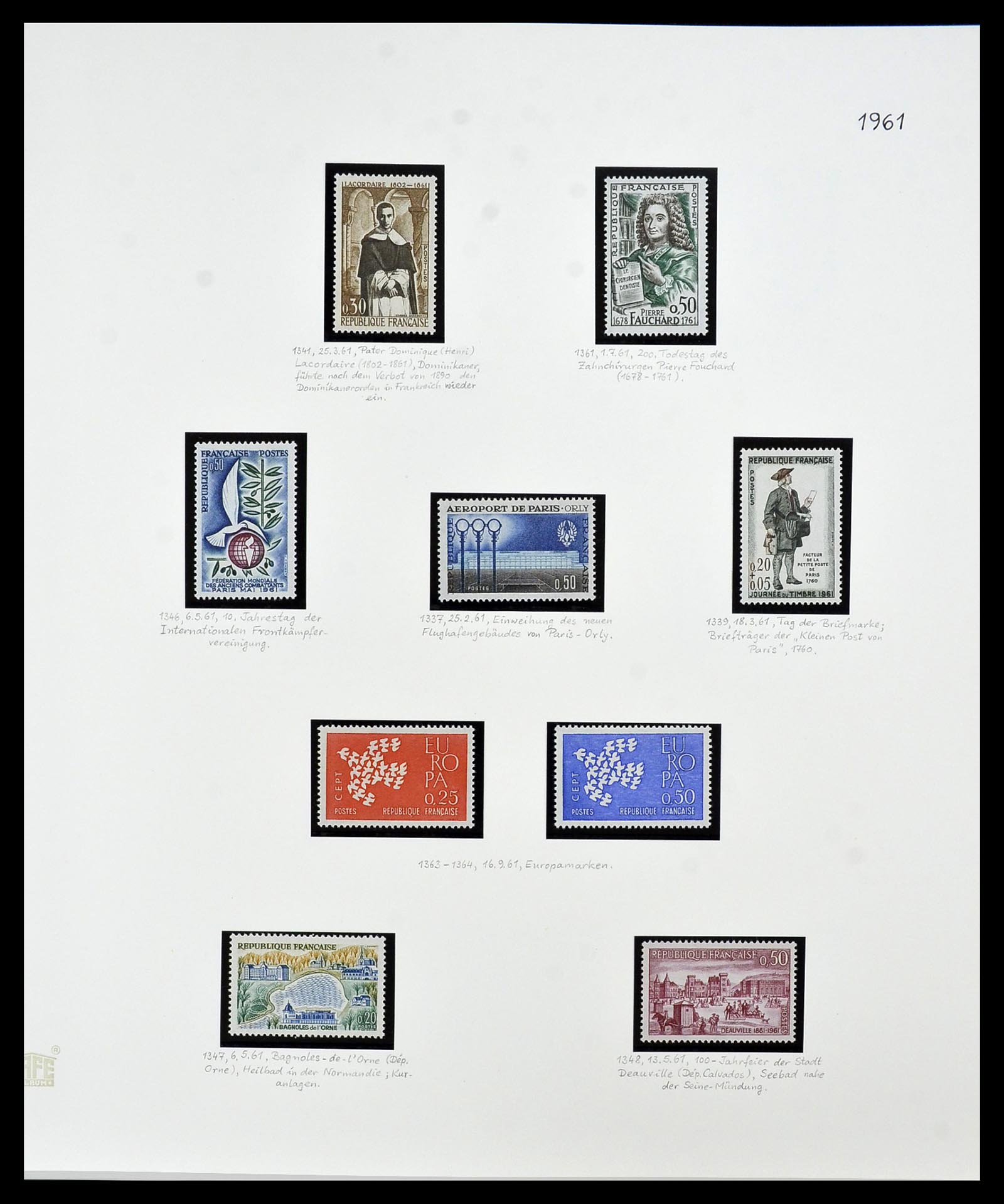 34235 111 - Postzegelverzameling 34235 Frankrijk 1930-2000.