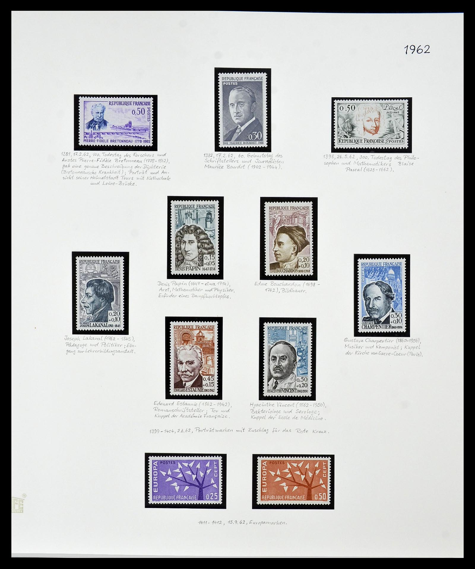 34235 115 - Postzegelverzameling 34235 Frankrijk 1930-2000.