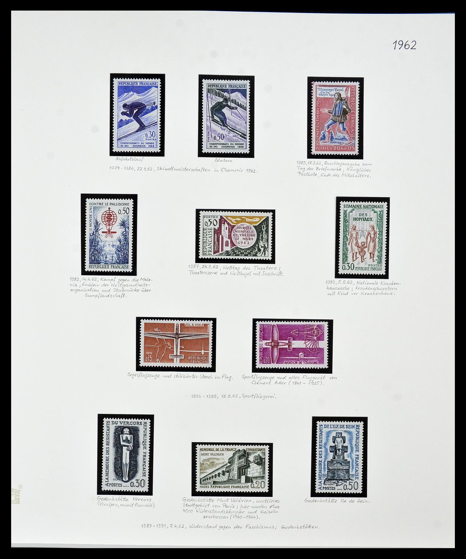 34235 116 - Postzegelverzameling 34235 Frankrijk 1930-2000.
