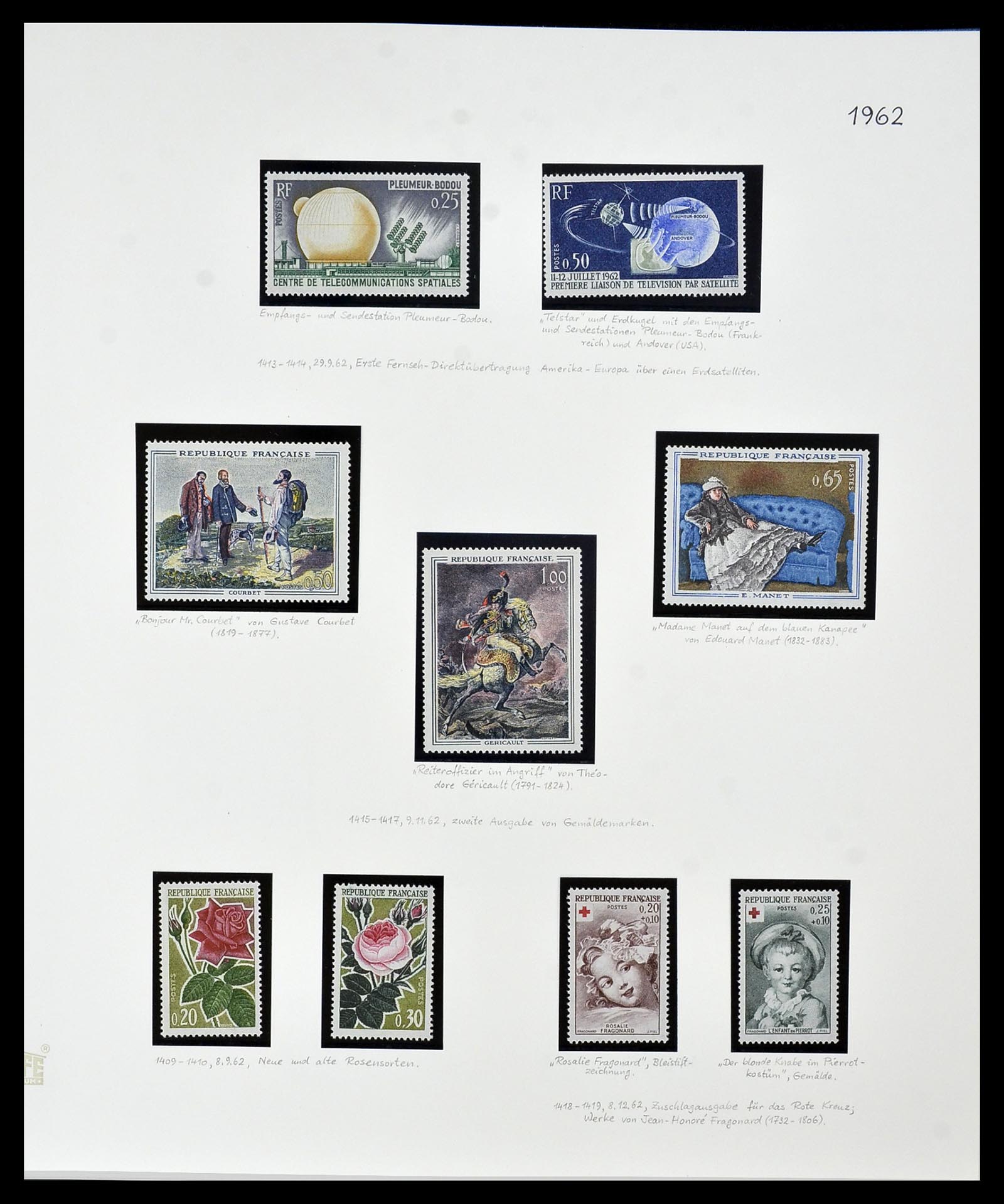 34235 117 - Postzegelverzameling 34235 Frankrijk 1930-2000.