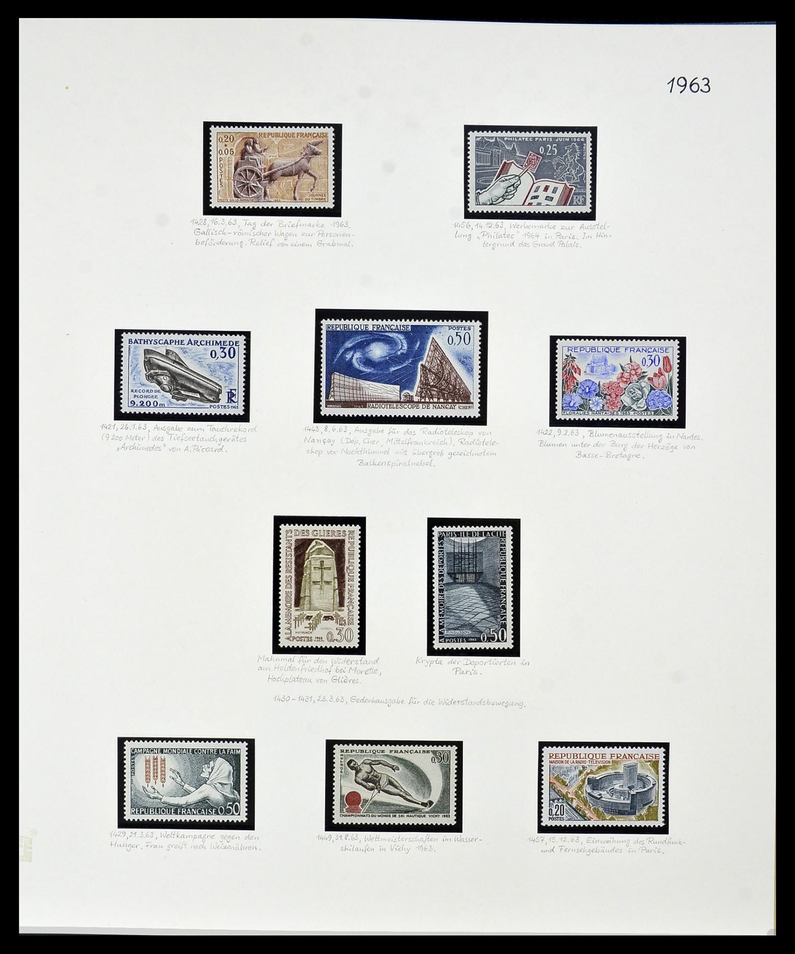 34235 120 - Postzegelverzameling 34235 Frankrijk 1930-2000.