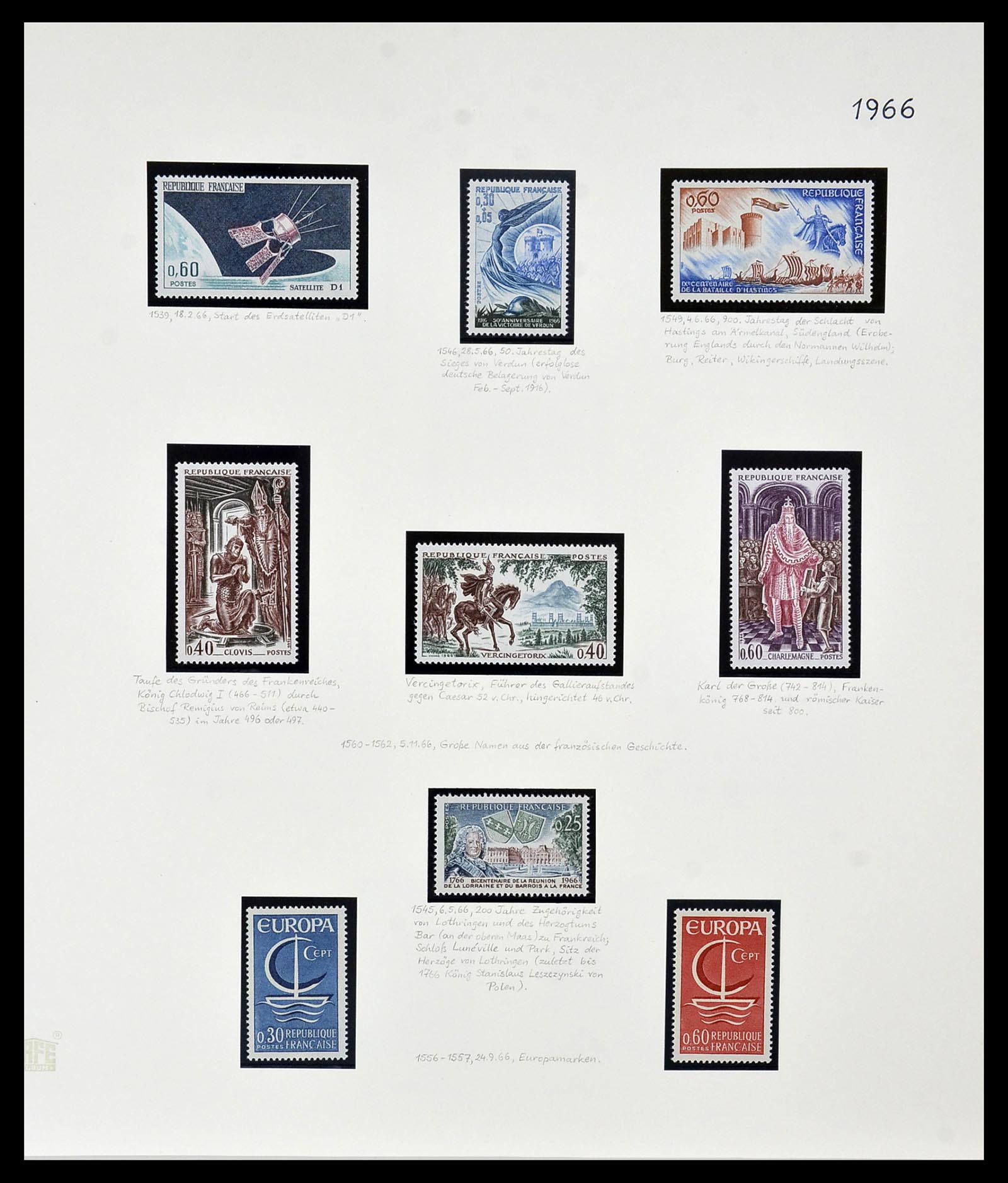 34235 133 - Postzegelverzameling 34235 Frankrijk 1930-2000.