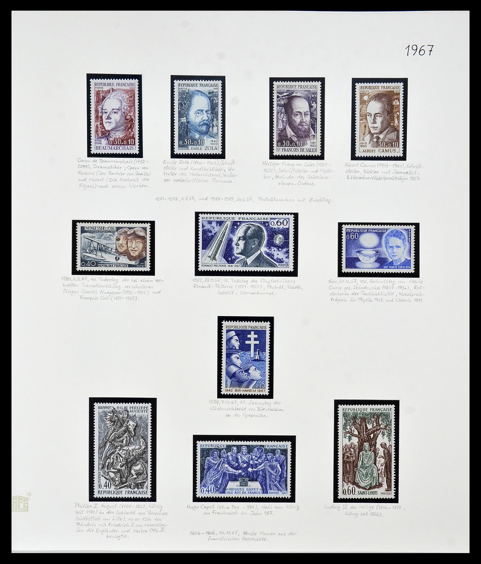 34235 137 - Postzegelverzameling 34235 Frankrijk 1930-2000.