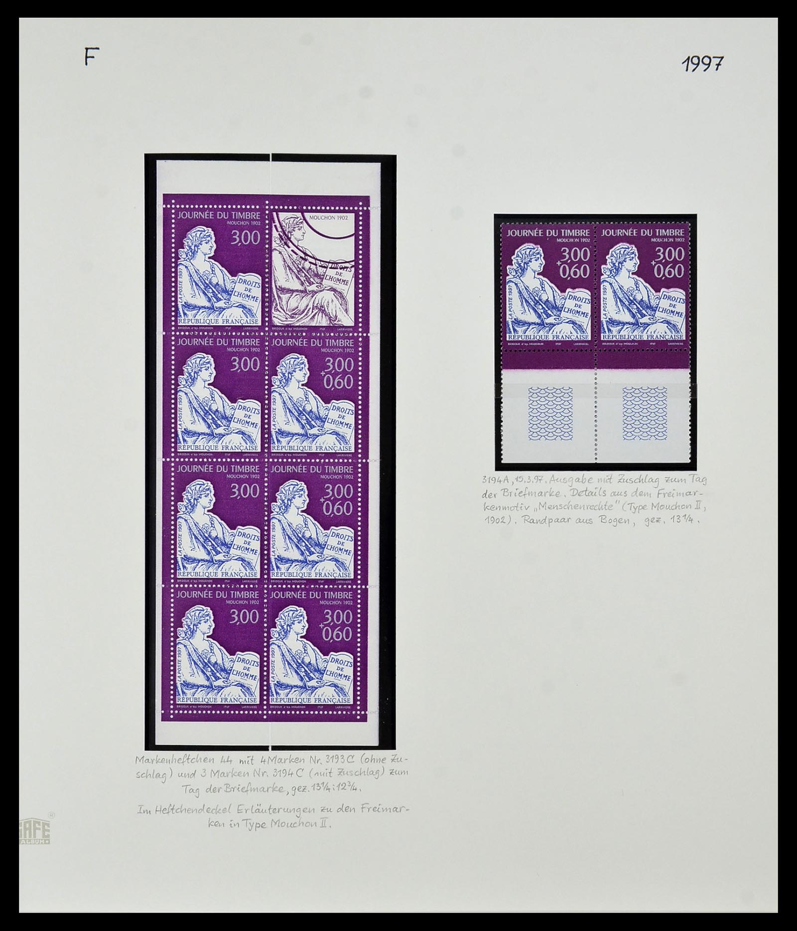 34235 361 - Postzegelverzameling 34235 Frankrijk 1930-2000.
