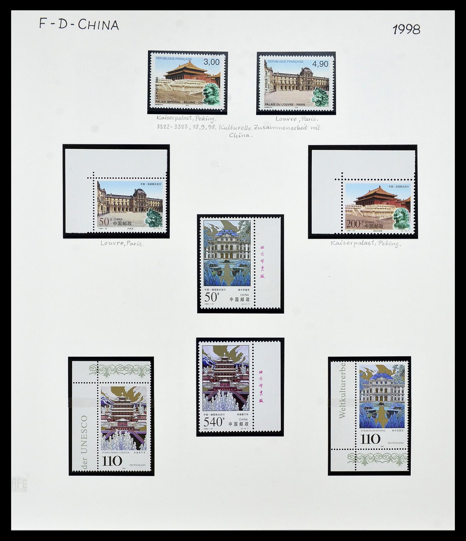 34235 366 - Postzegelverzameling 34235 Frankrijk 1930-2000.