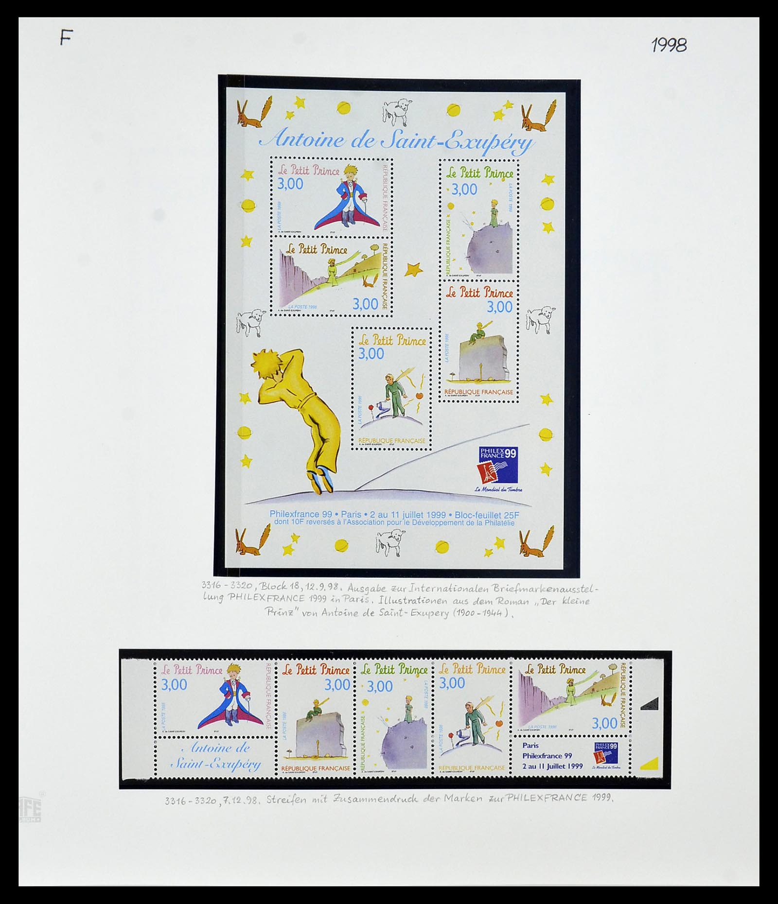 34235 371 - Postzegelverzameling 34235 Frankrijk 1930-2000.
