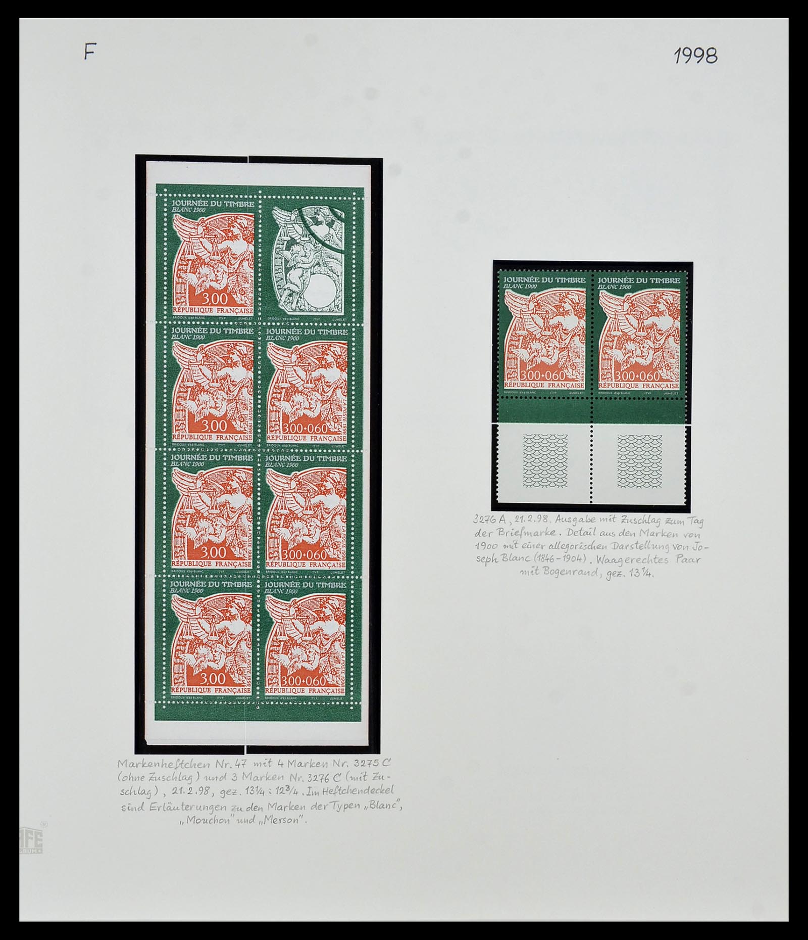 34235 372 - Postzegelverzameling 34235 Frankrijk 1930-2000.