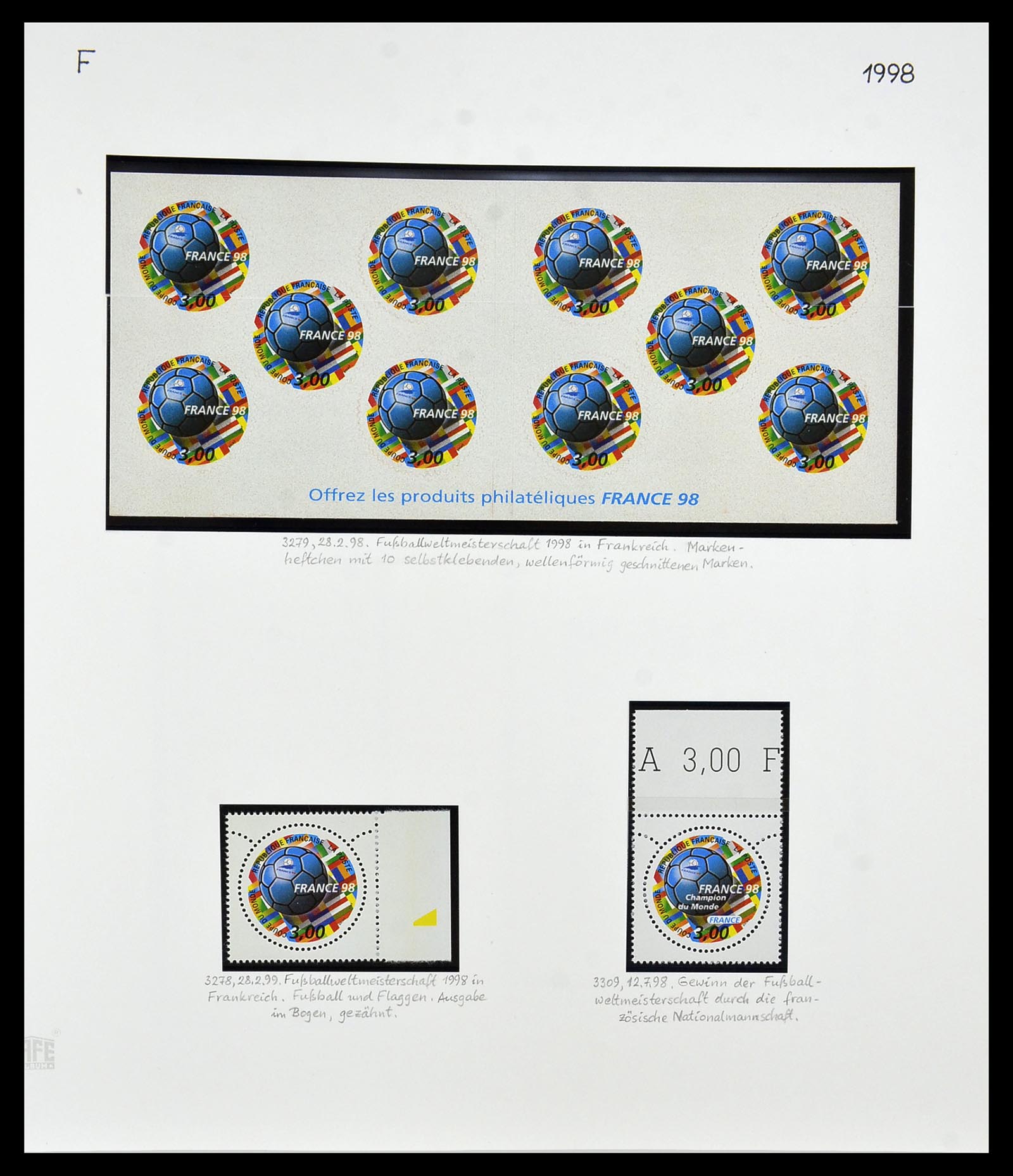 34235 373 - Postzegelverzameling 34235 Frankrijk 1930-2000.