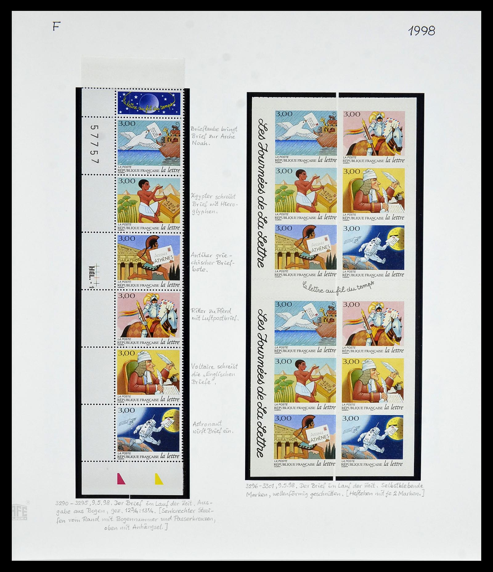 34235 374 - Postzegelverzameling 34235 Frankrijk 1930-2000.