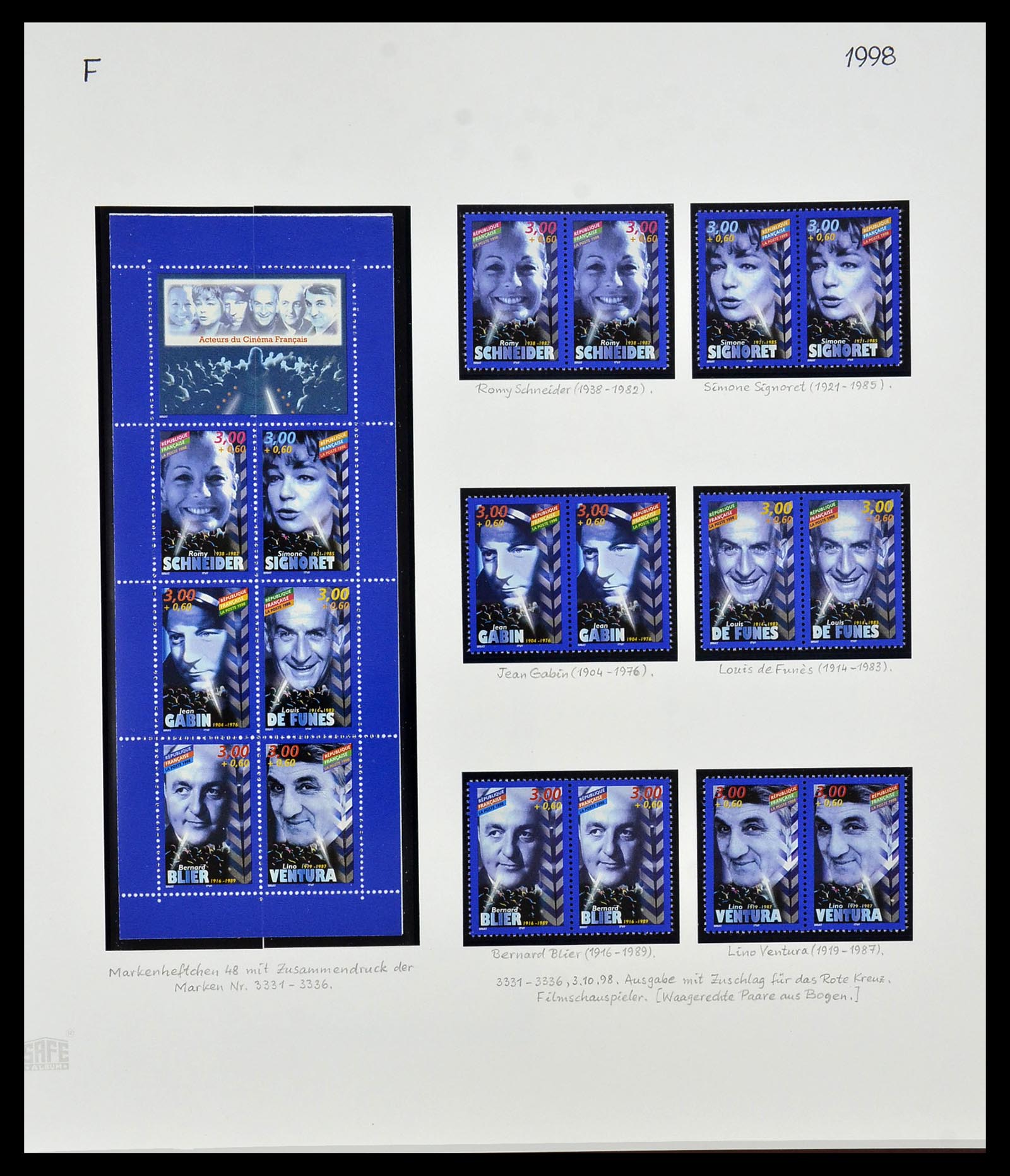 34235 375 - Postzegelverzameling 34235 Frankrijk 1930-2000.