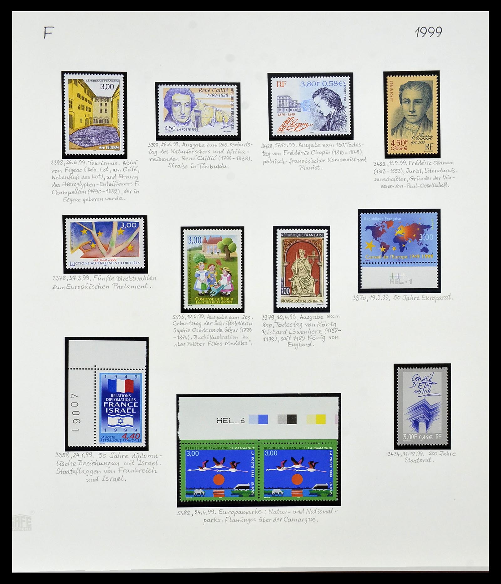 34235 378 - Postzegelverzameling 34235 Frankrijk 1930-2000.